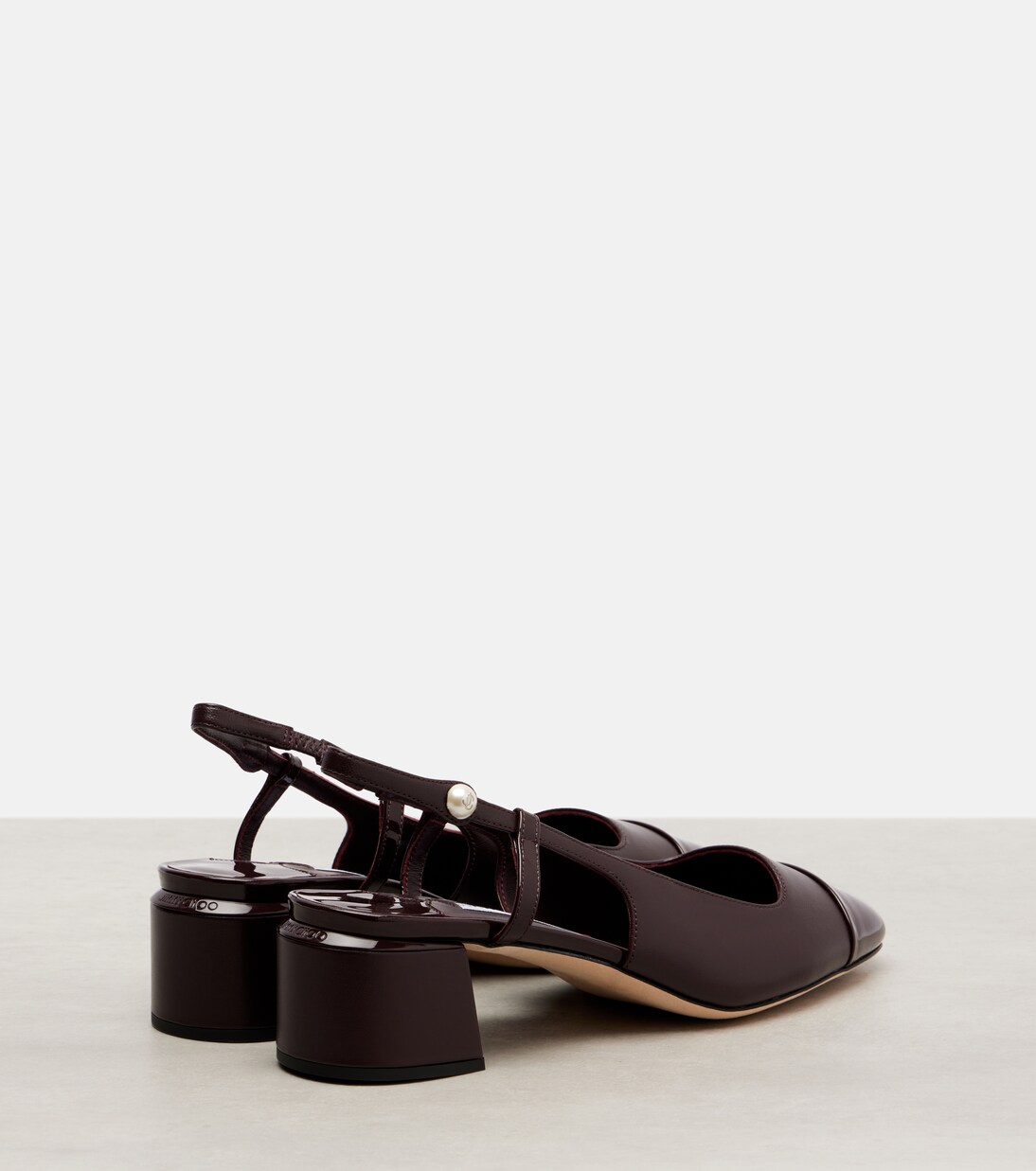 Elisa 45 leather slingback pumps | Jimmy Choo