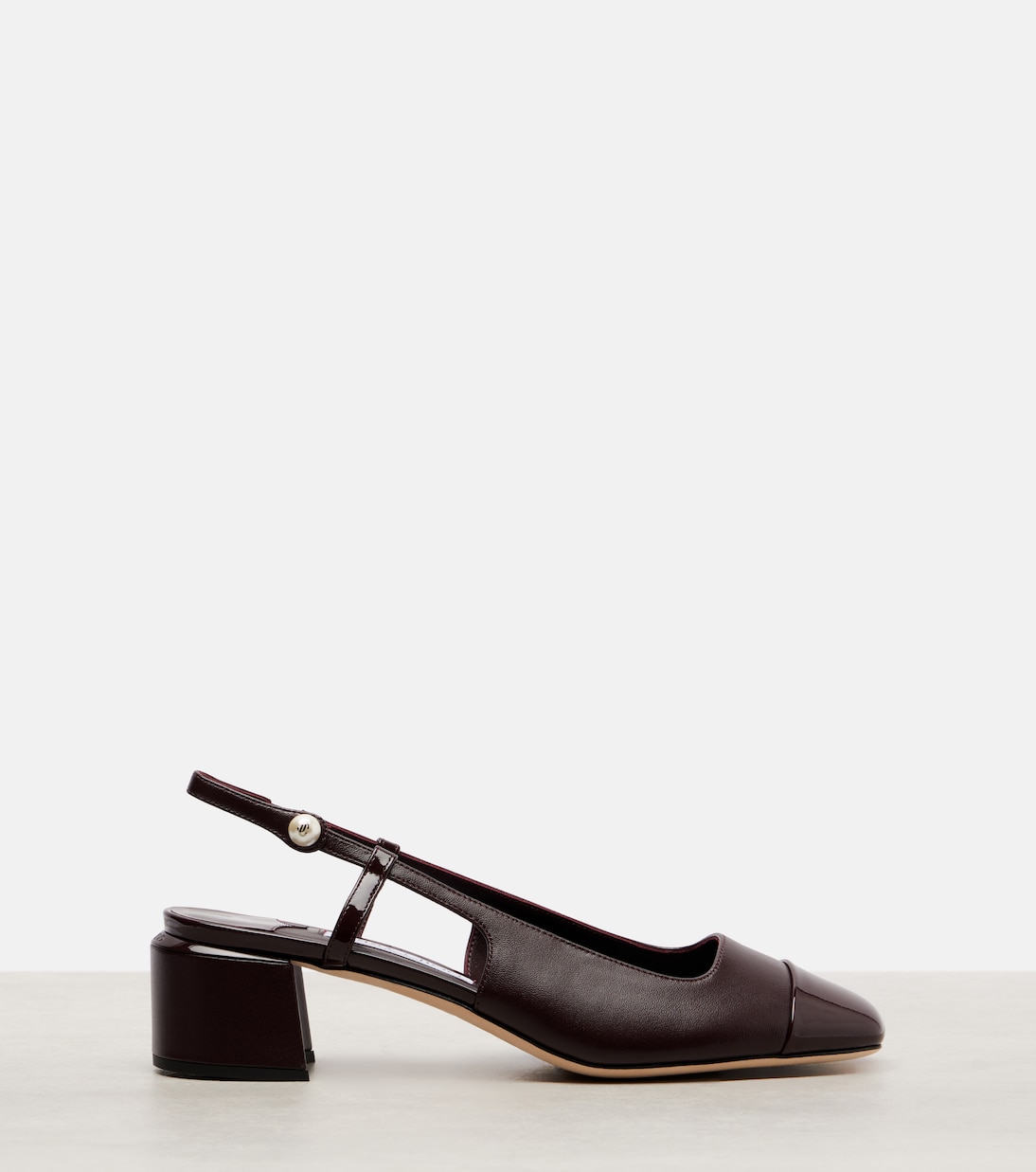 Elisa 45 leather slingback pumps | Jimmy Choo