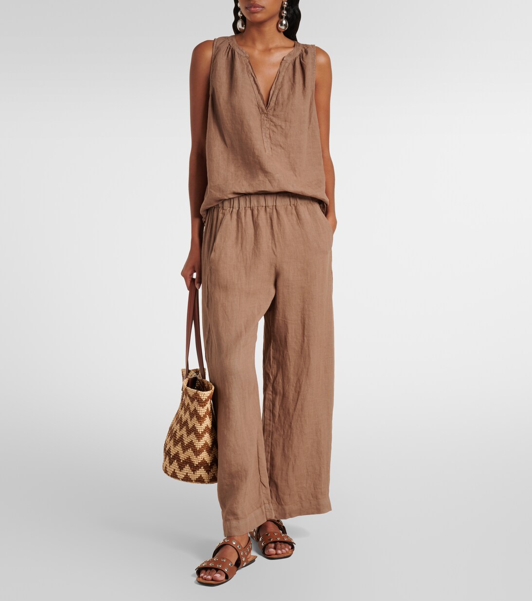 Gerade Hose Lola aus Leinen | Velvet