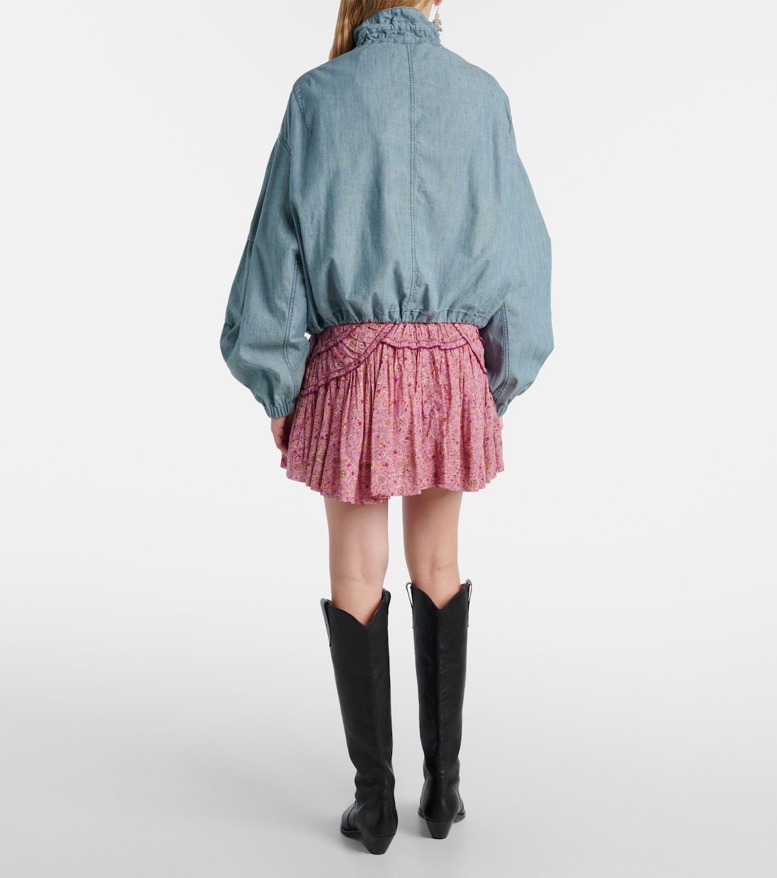 Plume chambray bomber jacket | Marant Etoile