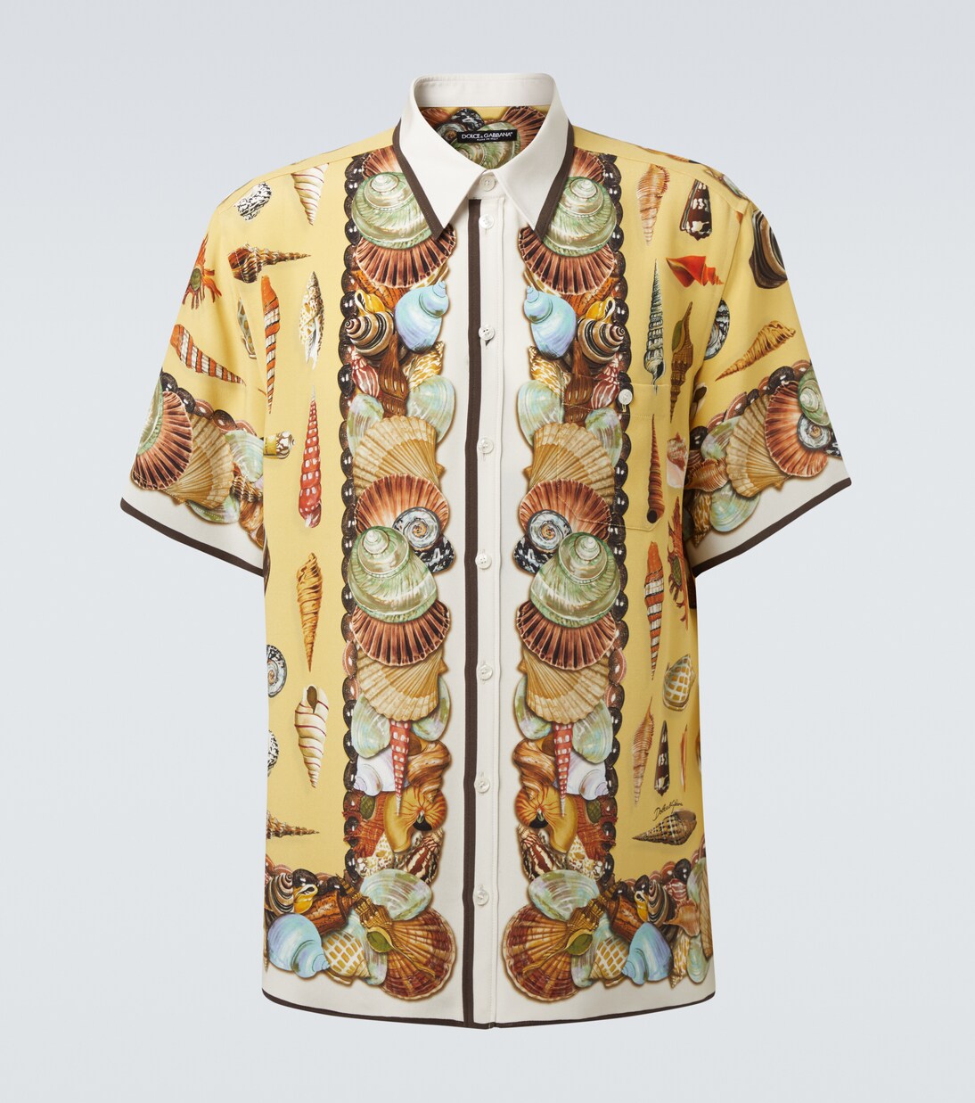 Printed silk crêpe shirt | Dolce&Gabbana