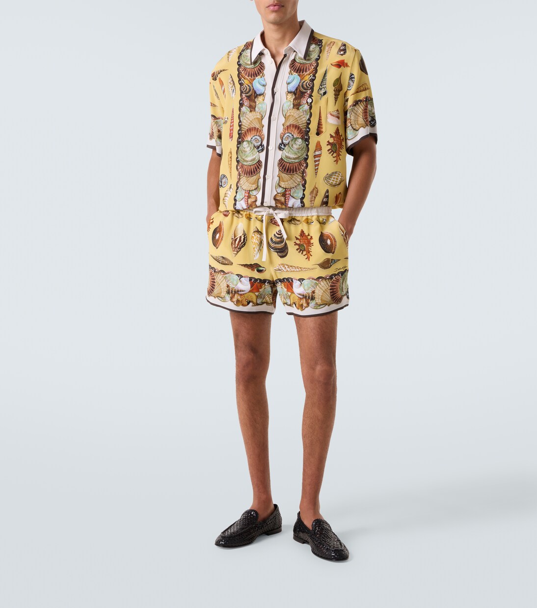 Printed silk crêpe shirt | Dolce&Gabbana