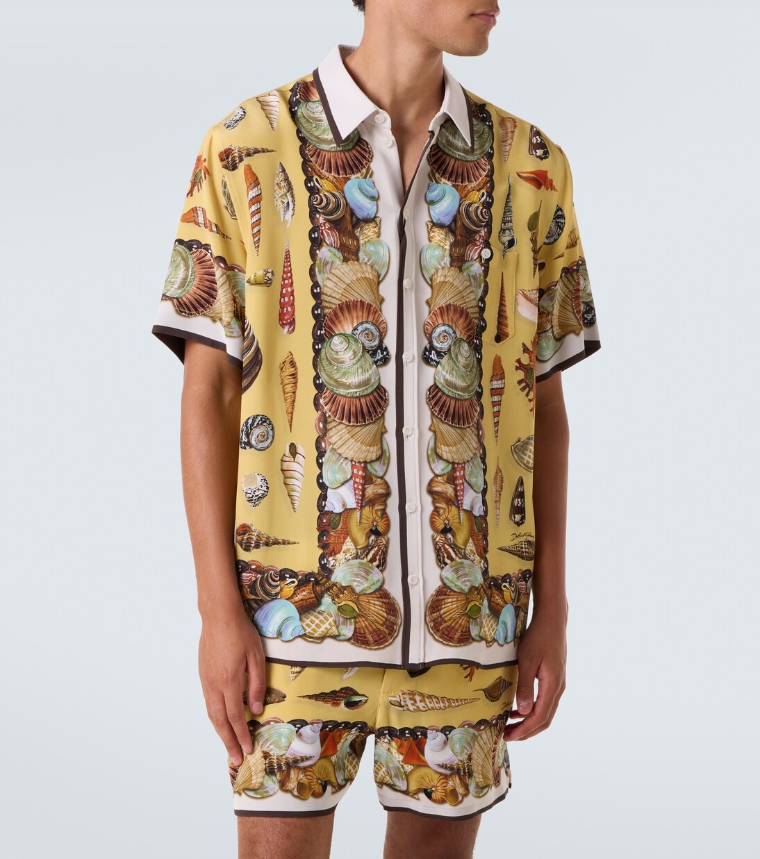 Printed silk crêpe shirt | Dolce&Gabbana