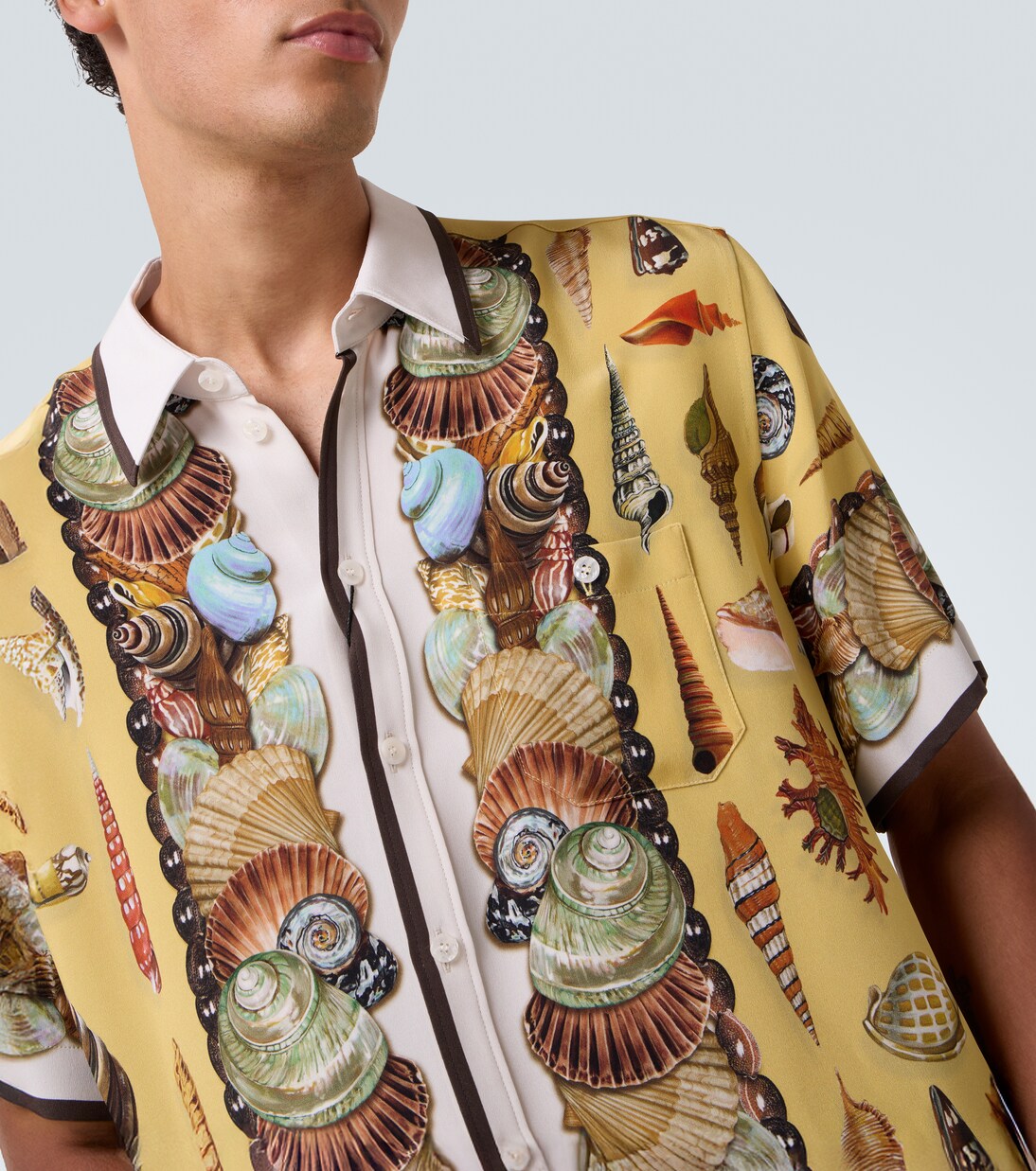 Printed silk crêpe shirt | Dolce&Gabbana