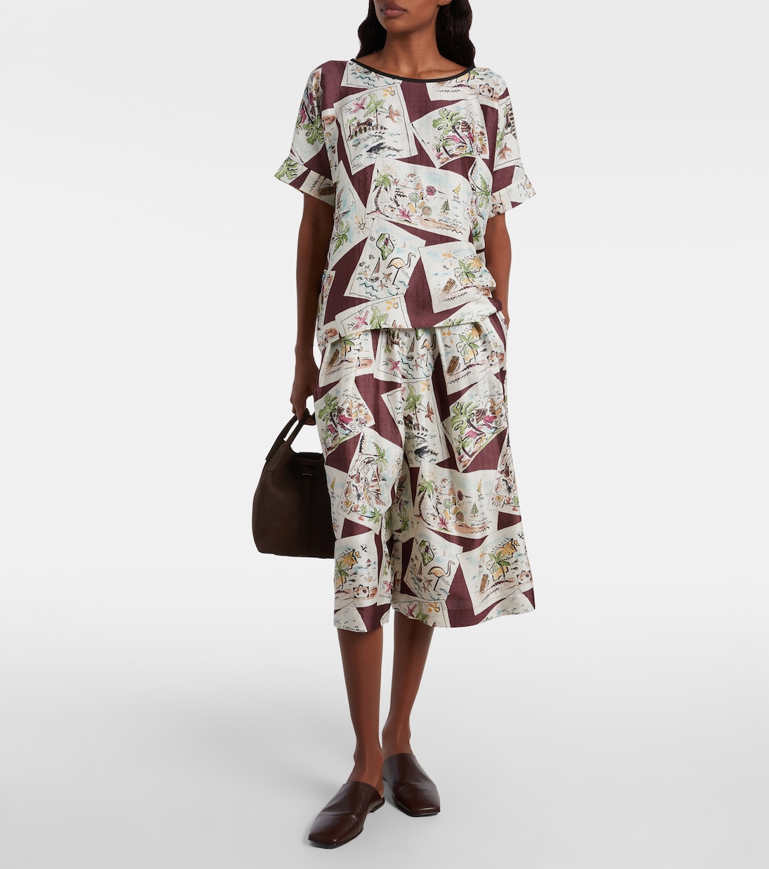 Bermuda Emon en soie | Loro Piana