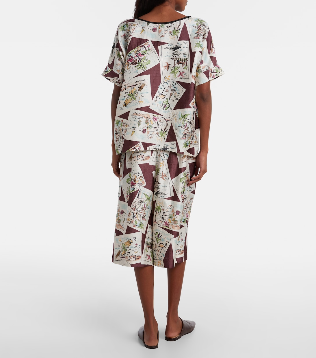 Bermuda Emon en soie | Loro Piana