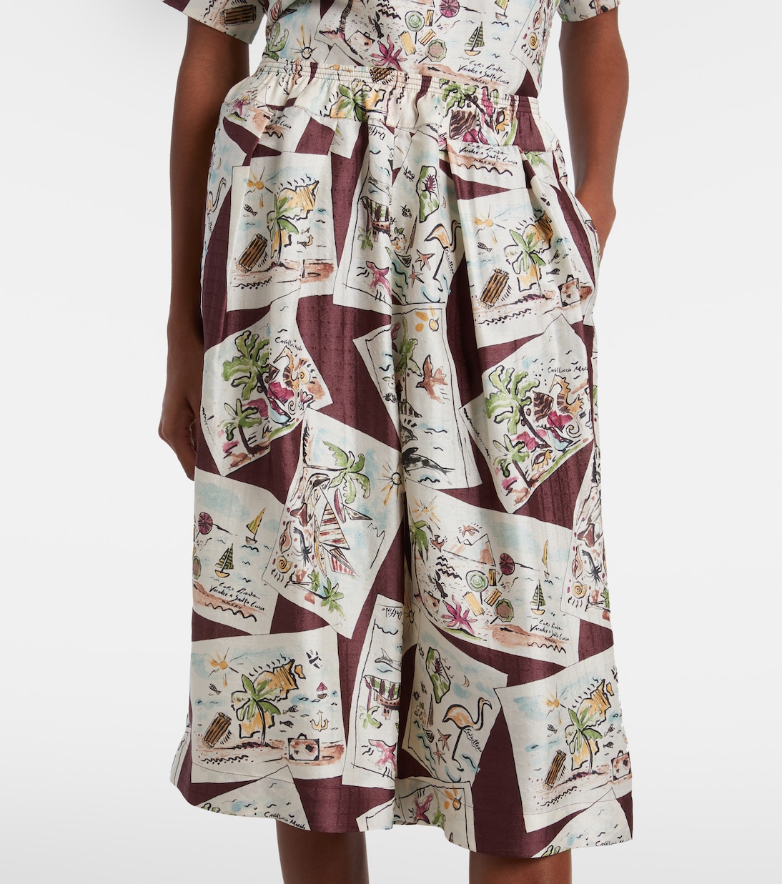 Bermuda Emon en soie | Loro Piana