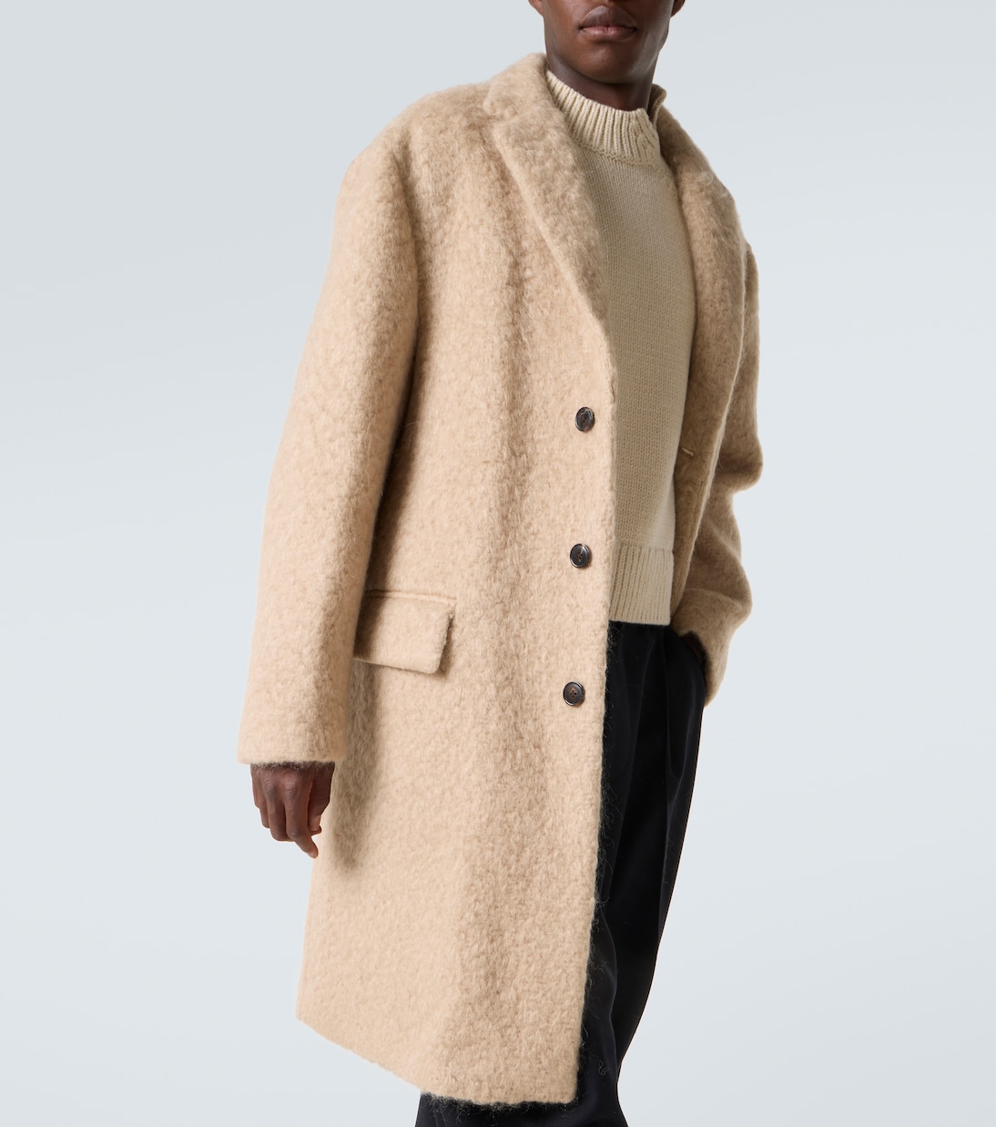 Mohair and wool coat | Dries Van Noten