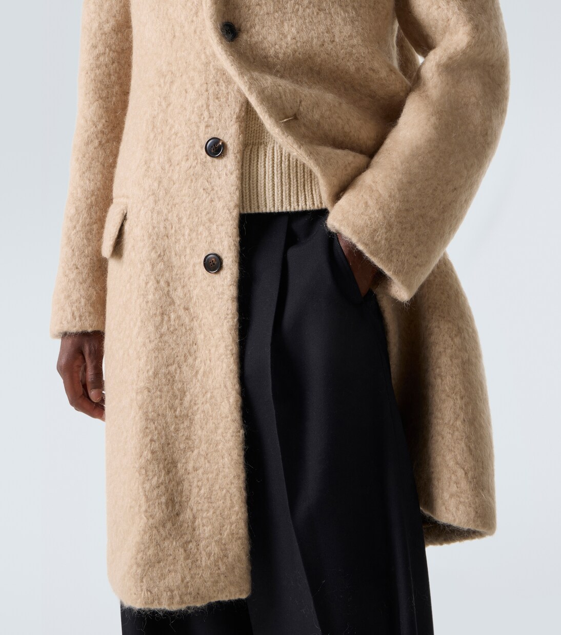 Mohair and wool coat | Dries Van Noten