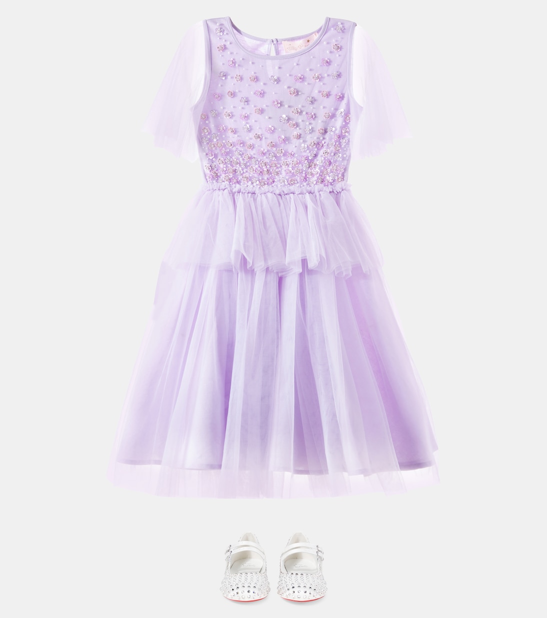 Abito Orchid Radiance in tulle con decorazioni | Tutu Du Monde
