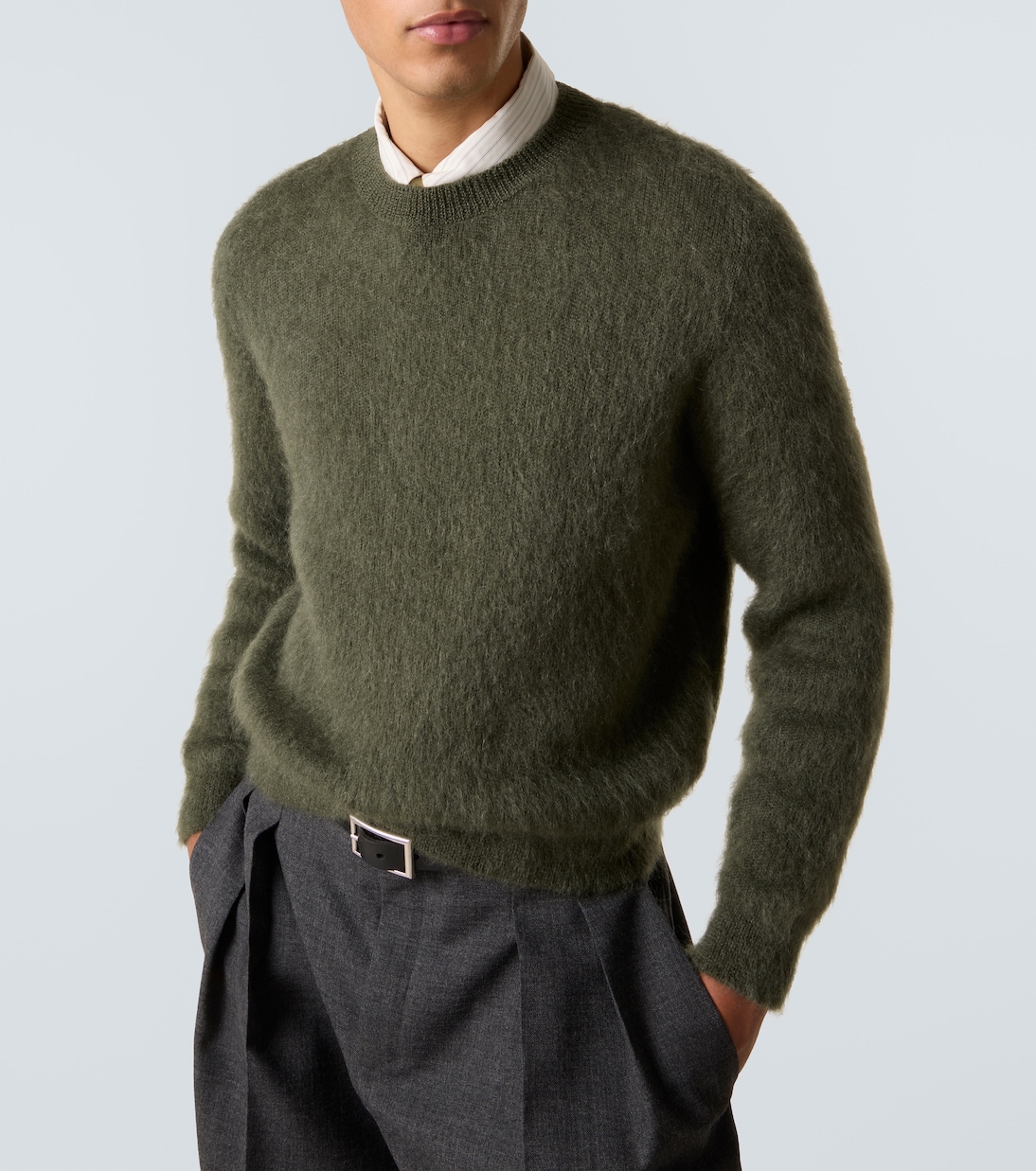 Pullover aus einem Mohairgemisch | Saint Laurent