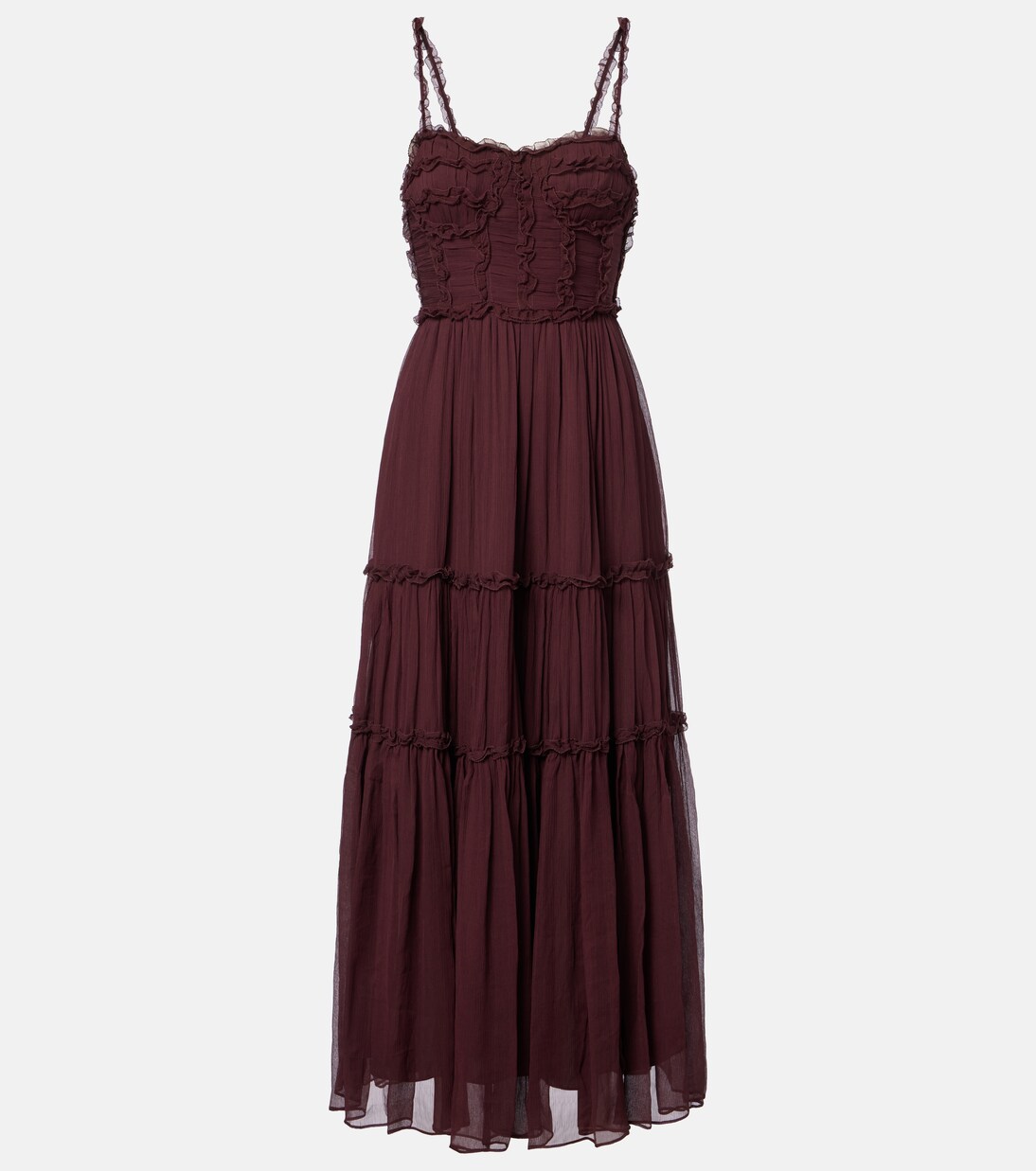 Robe midi Talitha en soie | Ulla Johnson