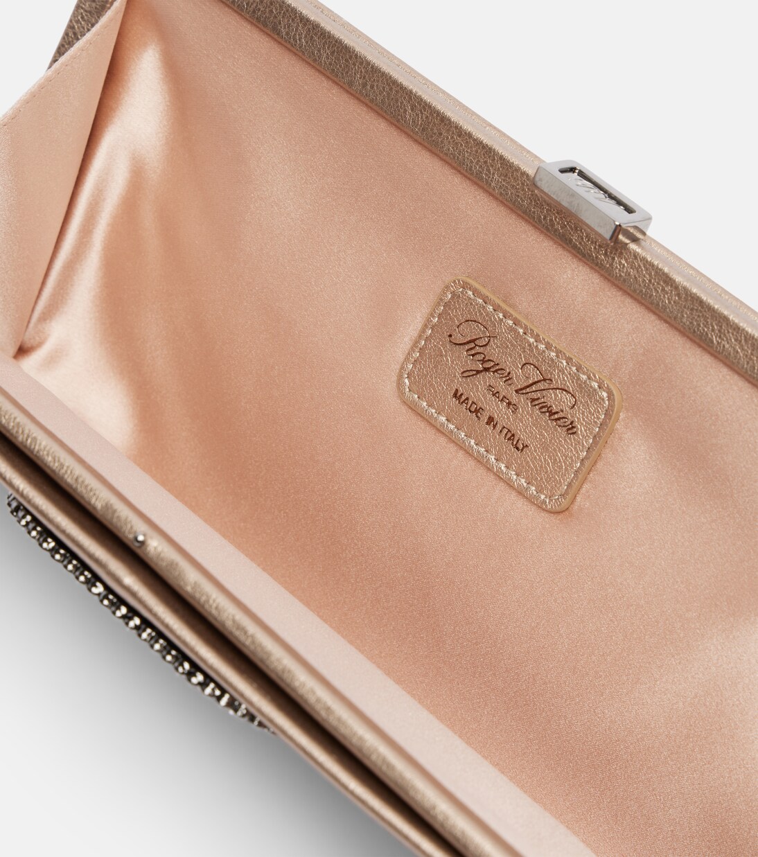 Pilgrim Small leather clutch | Roger Vivier