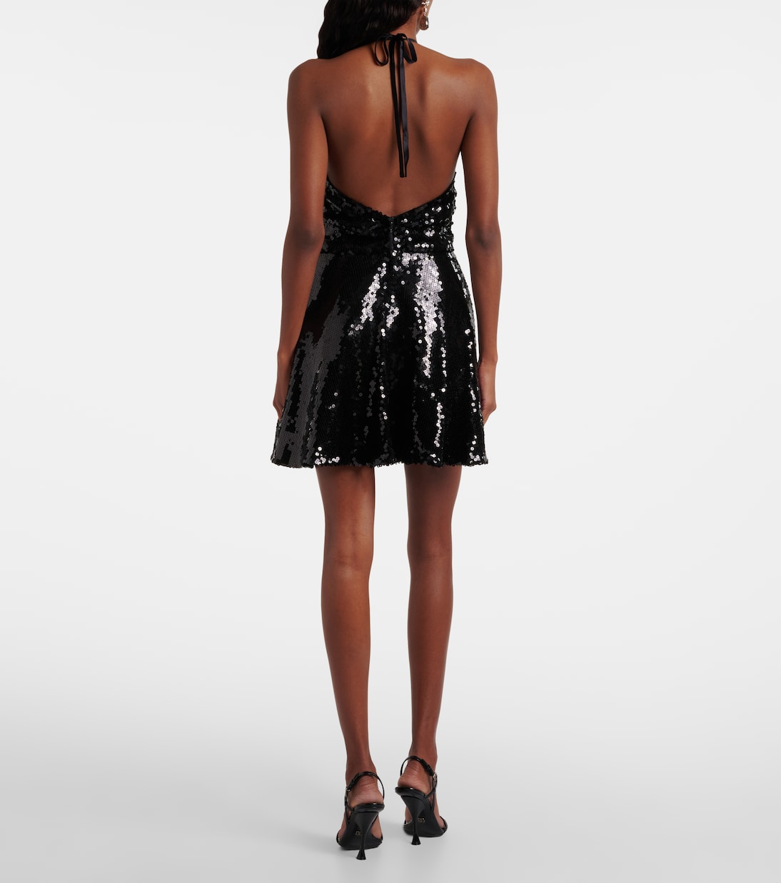 Sequined halterneck minidress | Dolce&Gabbana