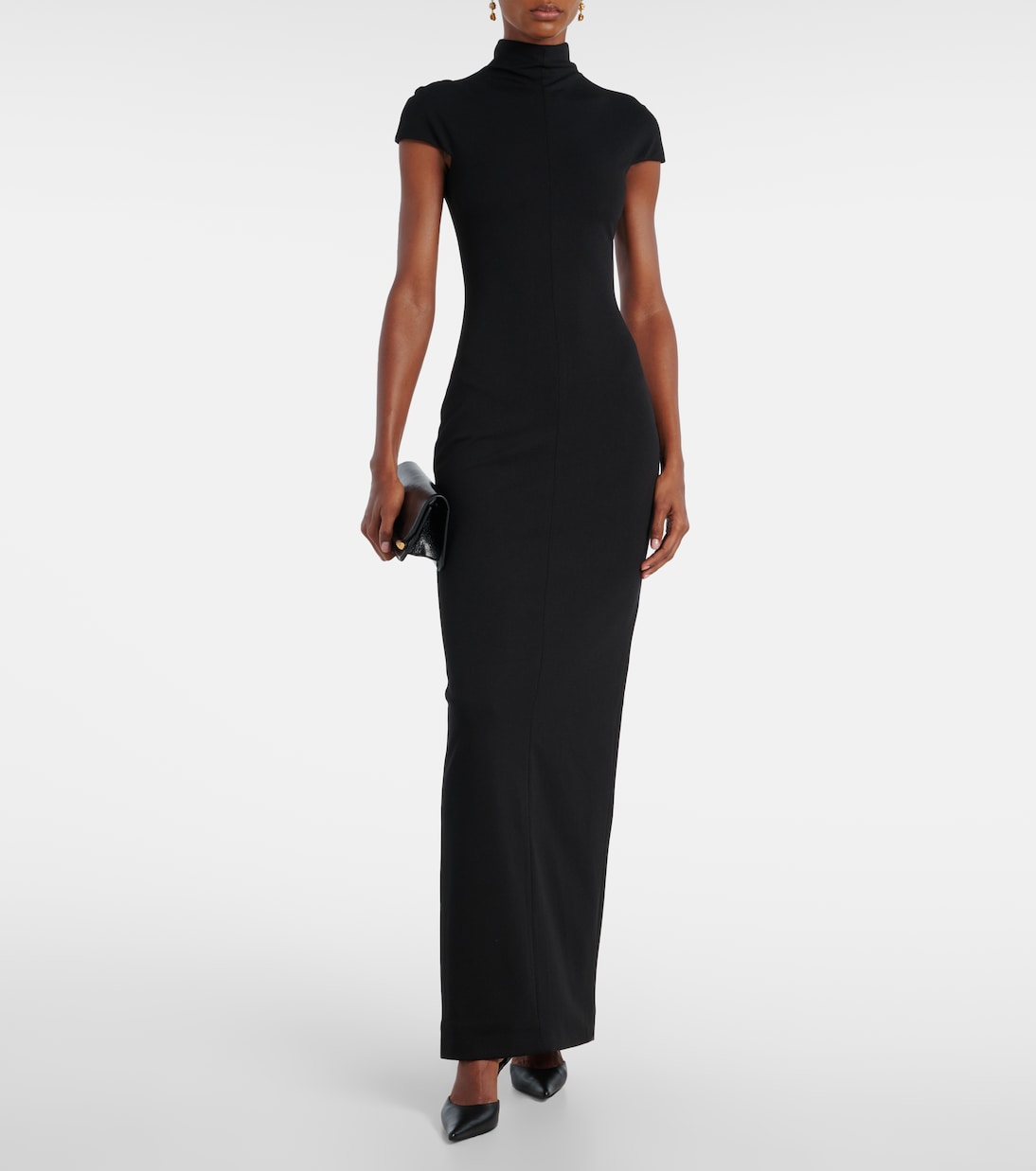 Lang crêpe maxi dress | Solace London