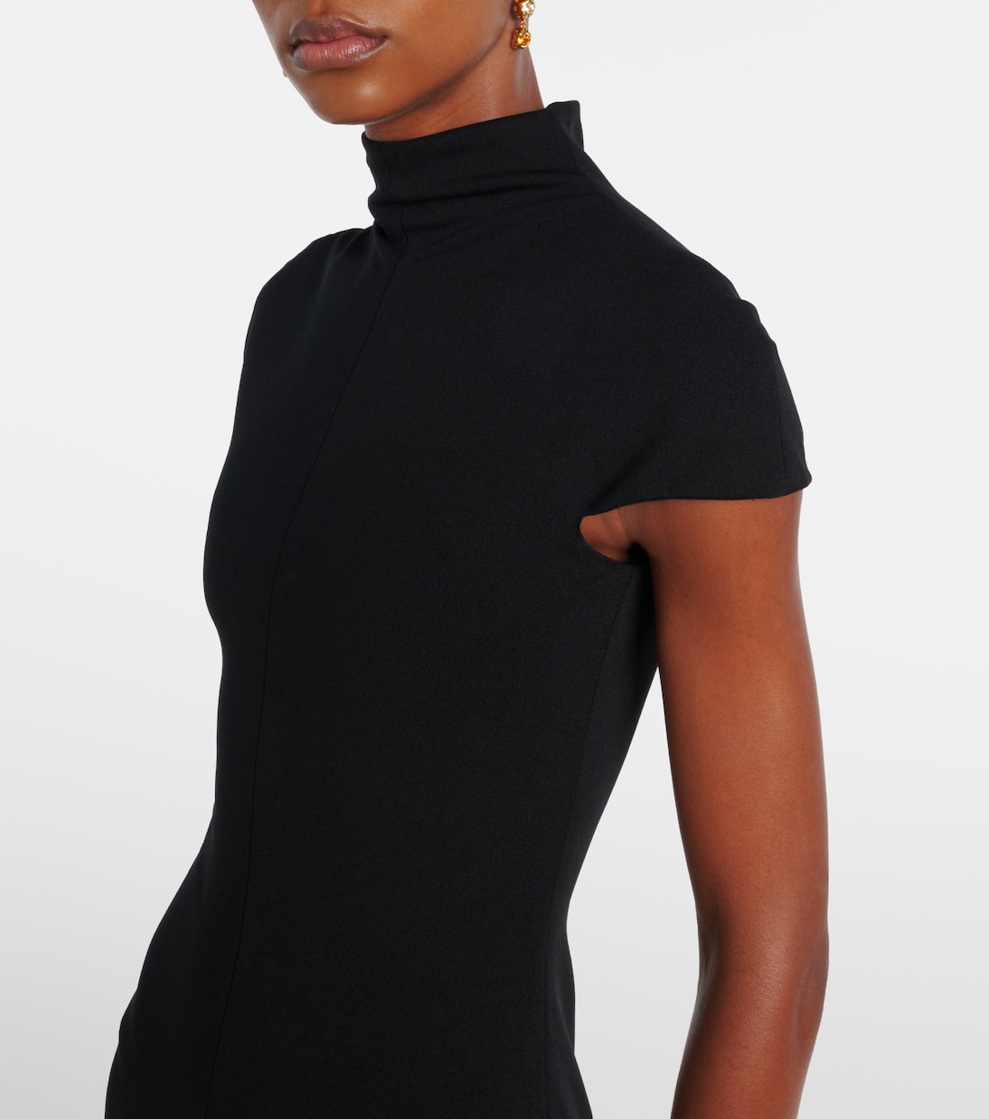 Lang crêpe maxi dress | Solace London