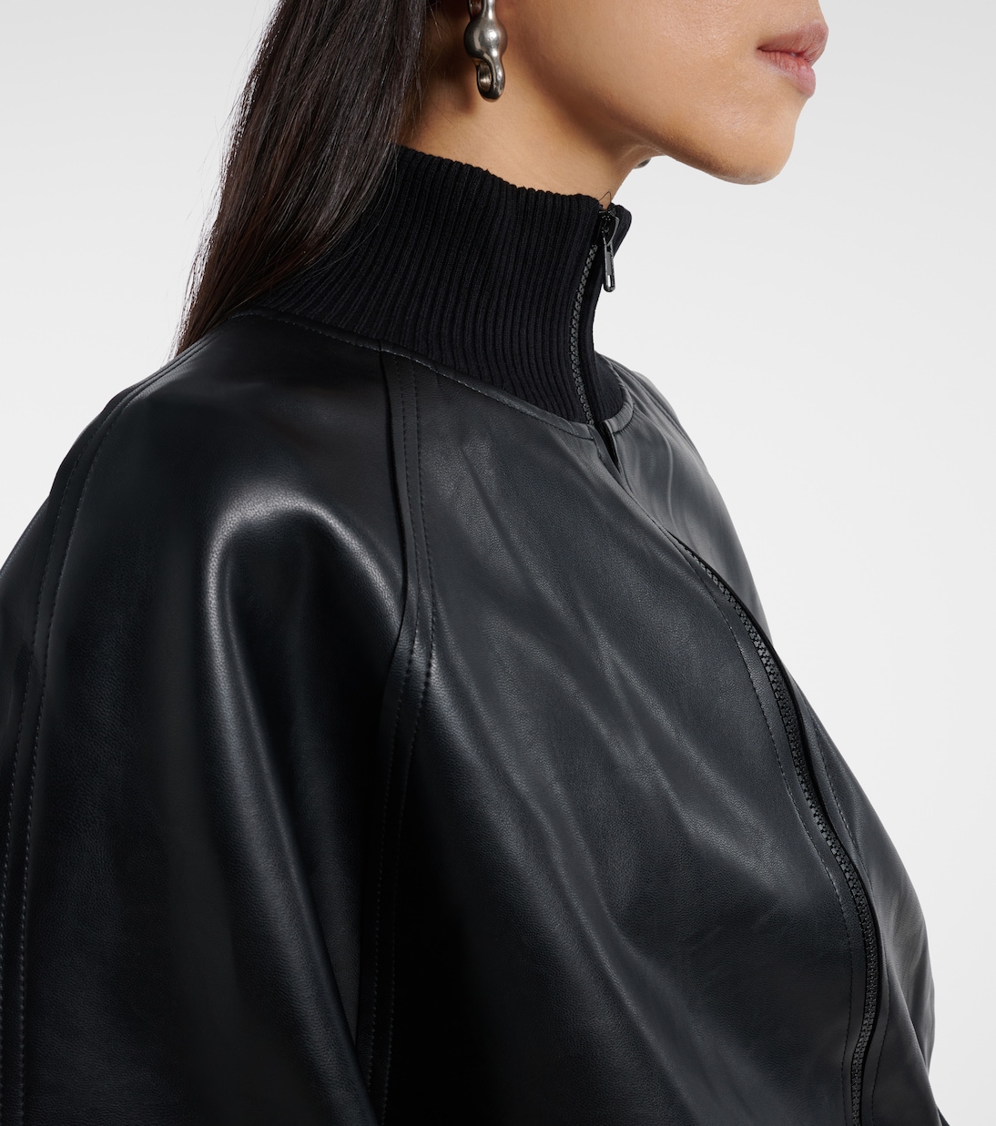 Cropped bomber jacket | Norma Kamali