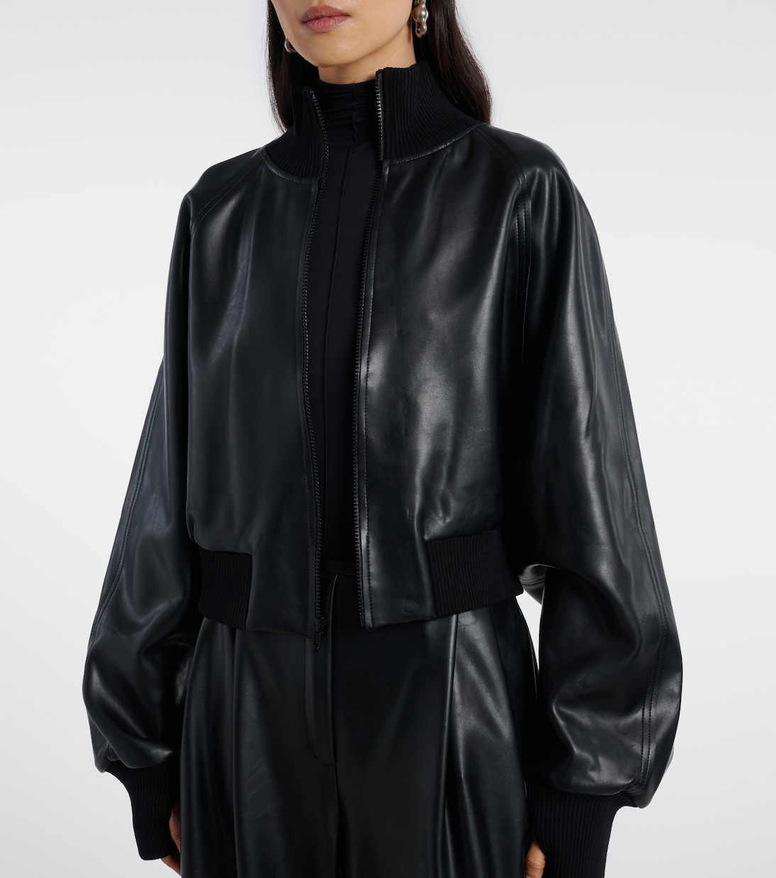 Cropped bomber jacket | Norma Kamali