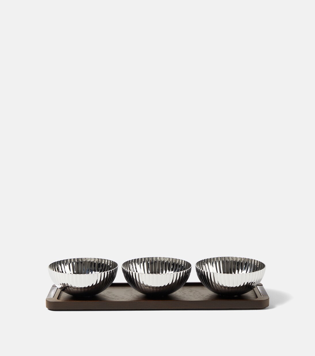 Bernadotte bowls and tray set by Sigvard Bernadotte | Georg Jensen