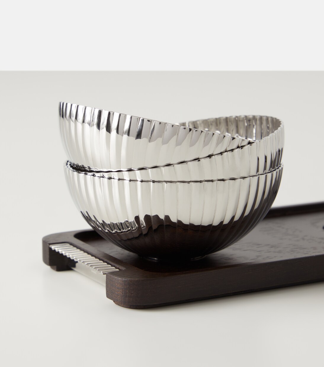 Bernadotte bowls and tray set by Sigvard Bernadotte | Georg Jensen