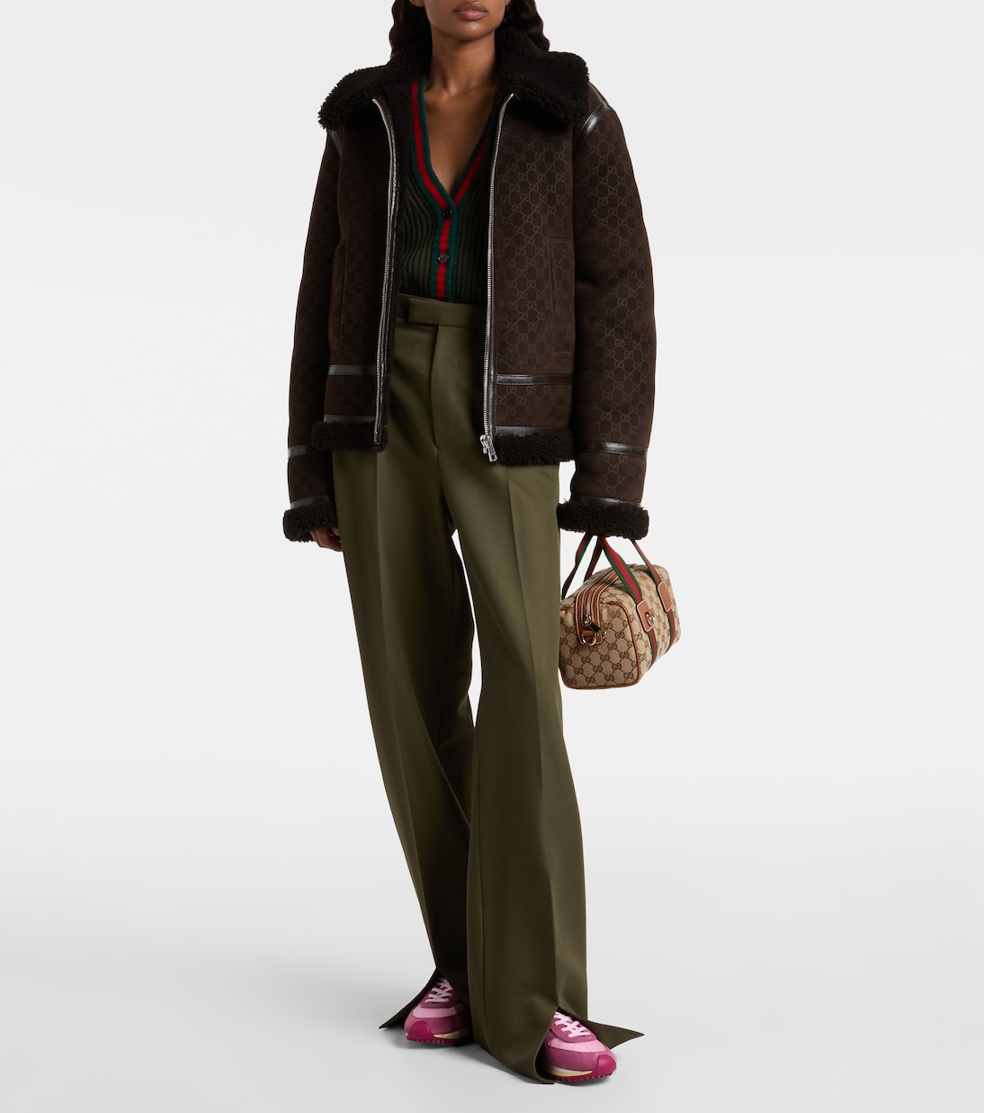 Sac à bandoulière Gucci Mini en toile GG | Gucci