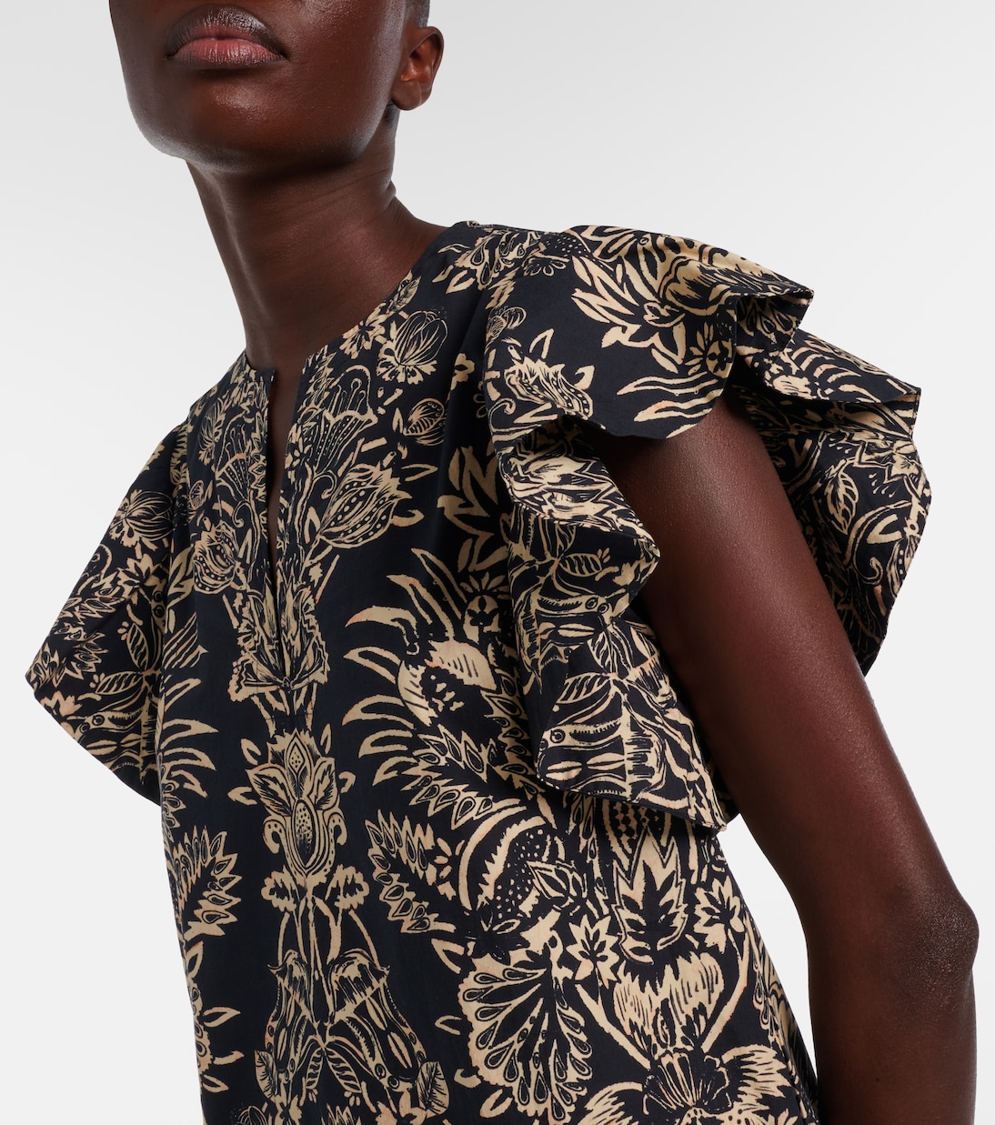 Severine printed cotton poplin top | Ulla Johnson