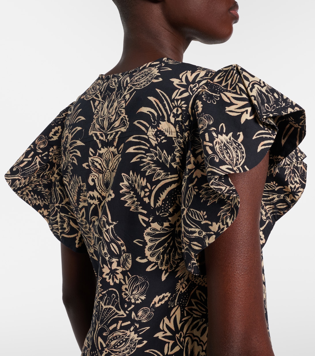 Severine printed cotton poplin top | Ulla Johnson