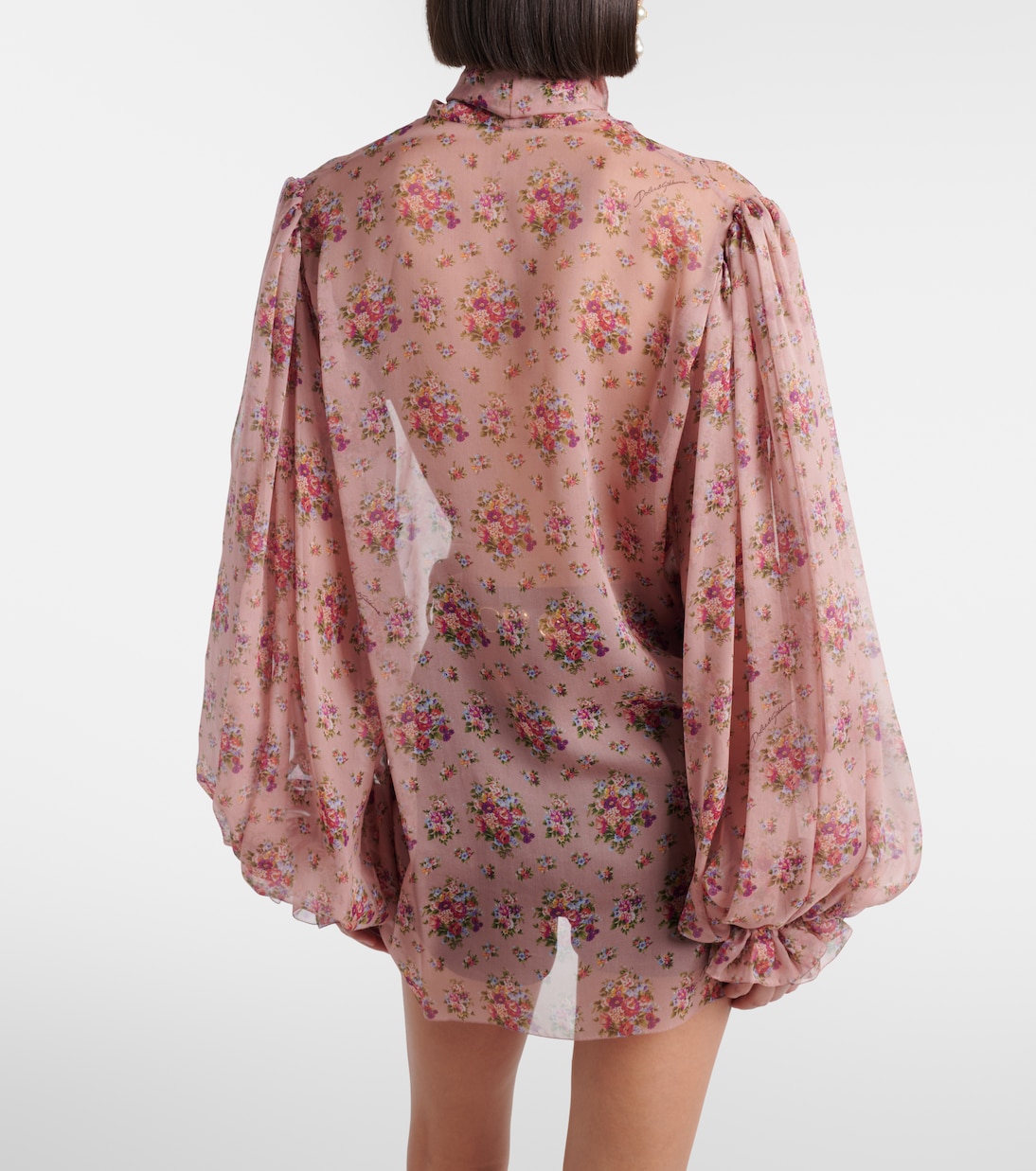 Schluppenbluse aus Seide | Dolce&Gabbana