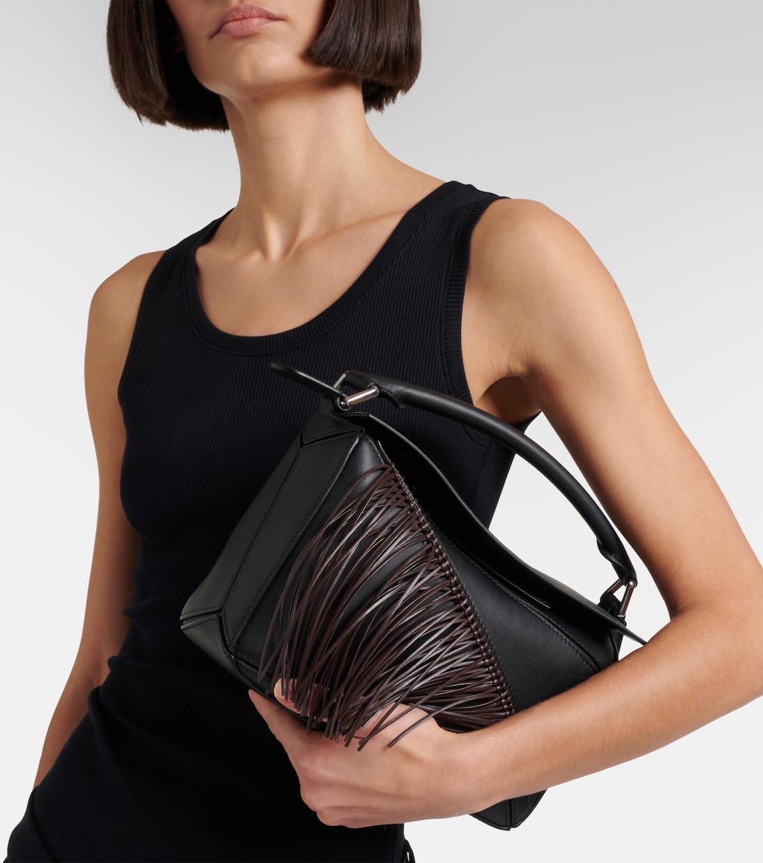 Schultertasche Puzzle Small aus Leder | Loewe