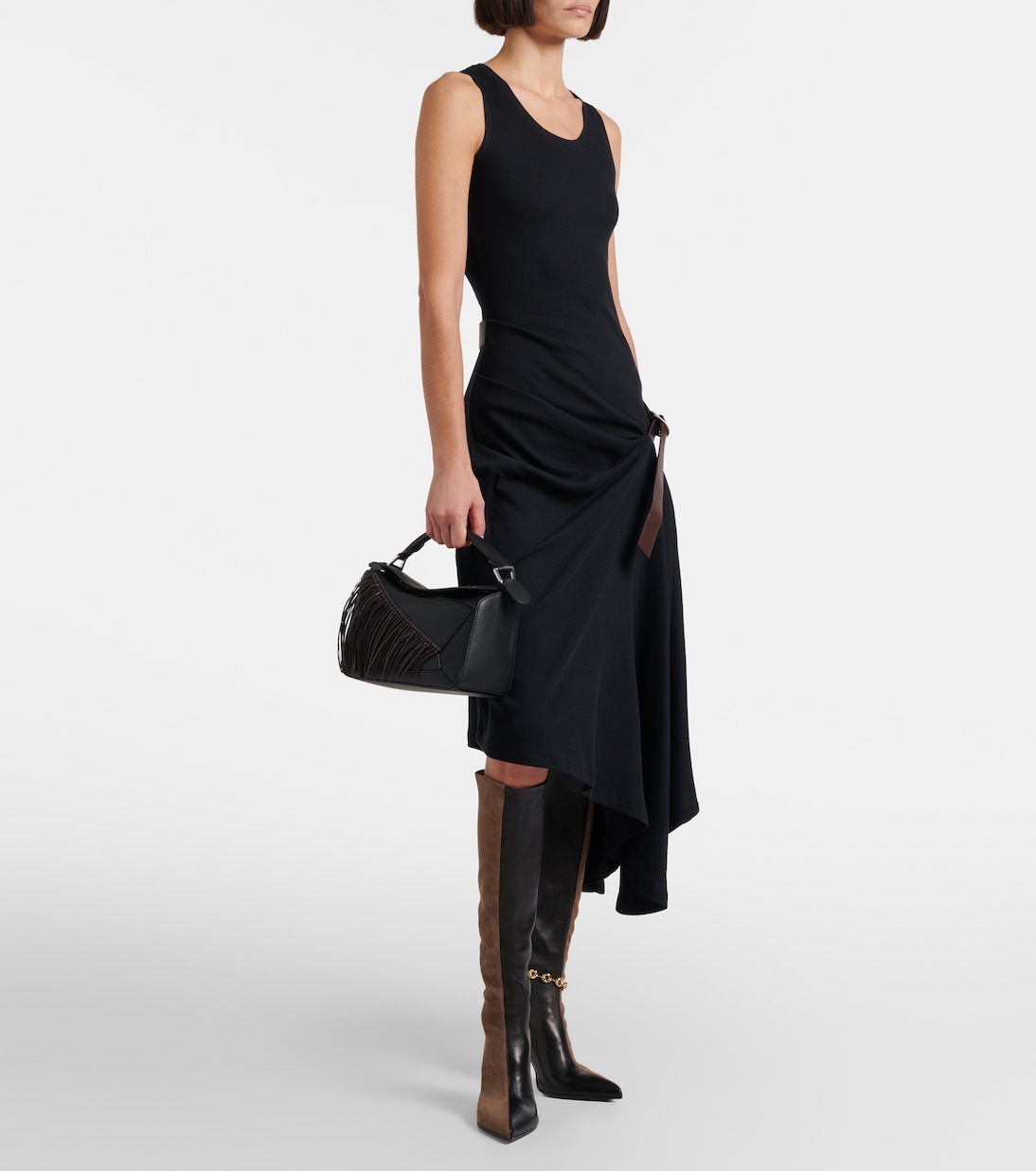 Schultertasche Puzzle Small aus Leder | Loewe