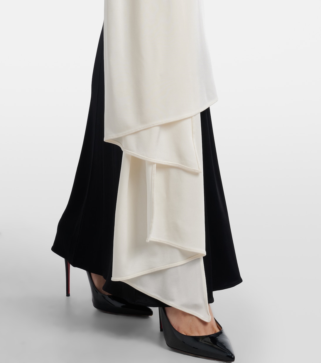 Leia scarf-detail halterneck gown | The New Arrivals Ilkyaz Ozel