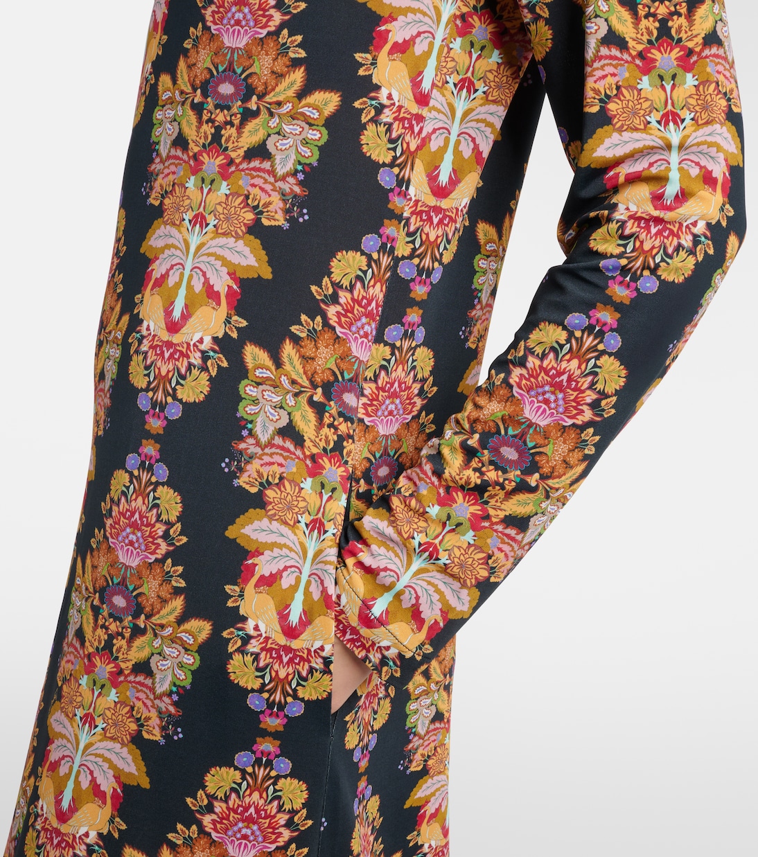 Bedrucktes Maxikleid aus Jersey | La DoubleJ