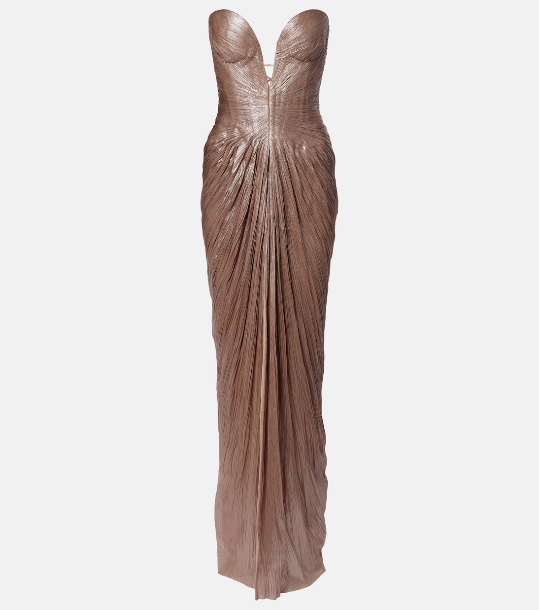 Robe longue Alessandra en lamé | Maria Lucia Hohan