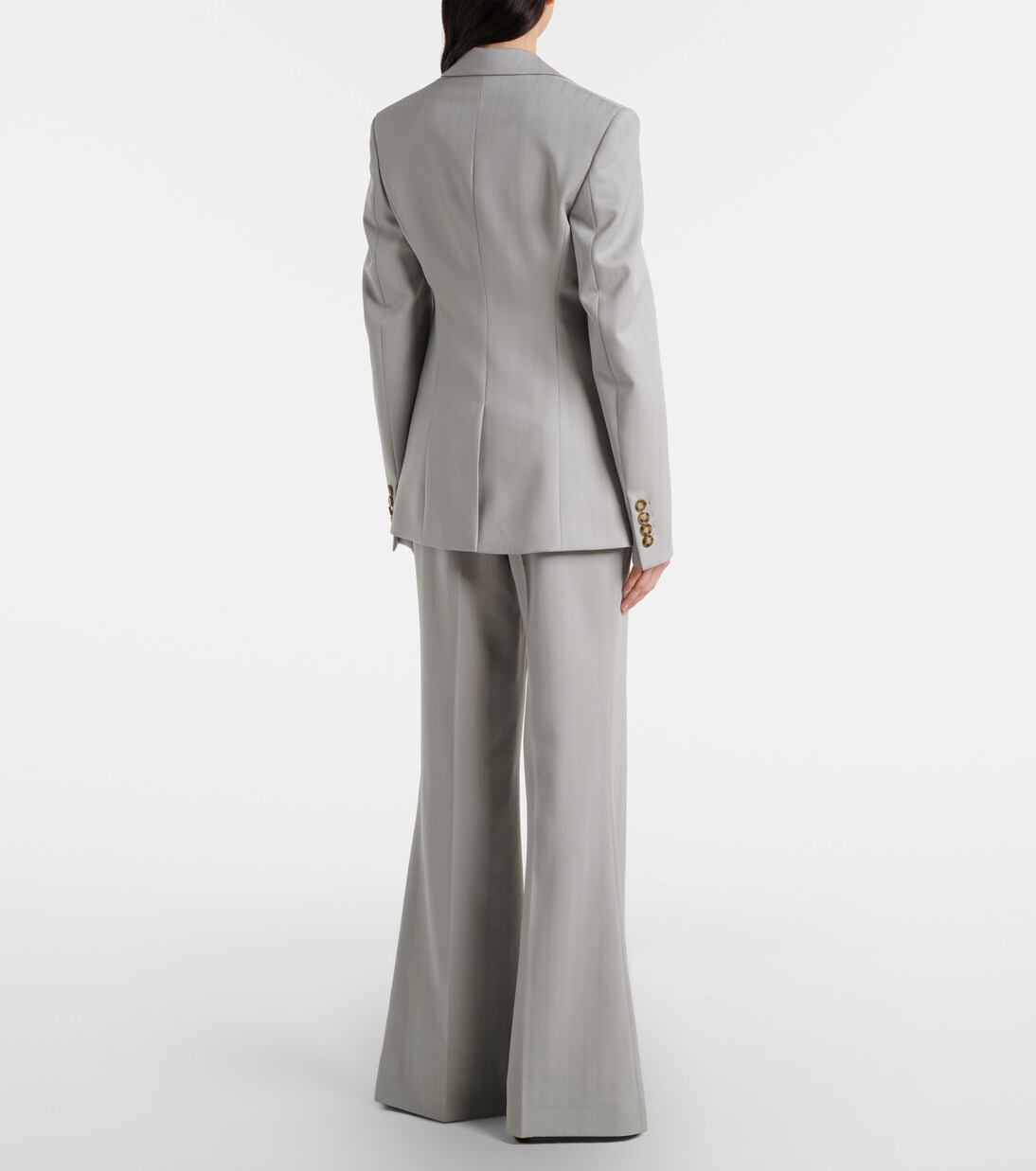 Striped wool bootcut pants | Stella McCartney