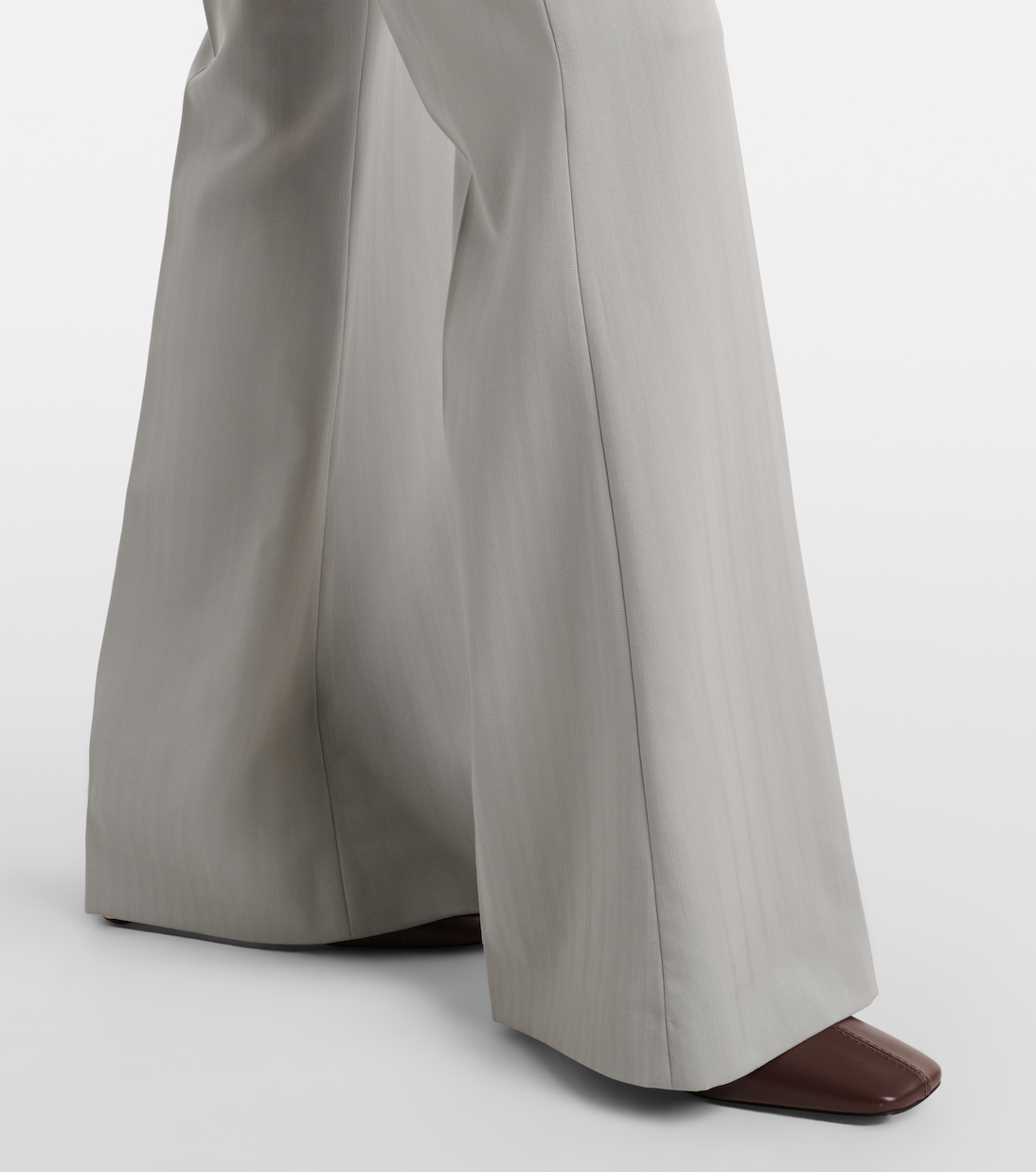 Striped wool bootcut pants | Stella McCartney