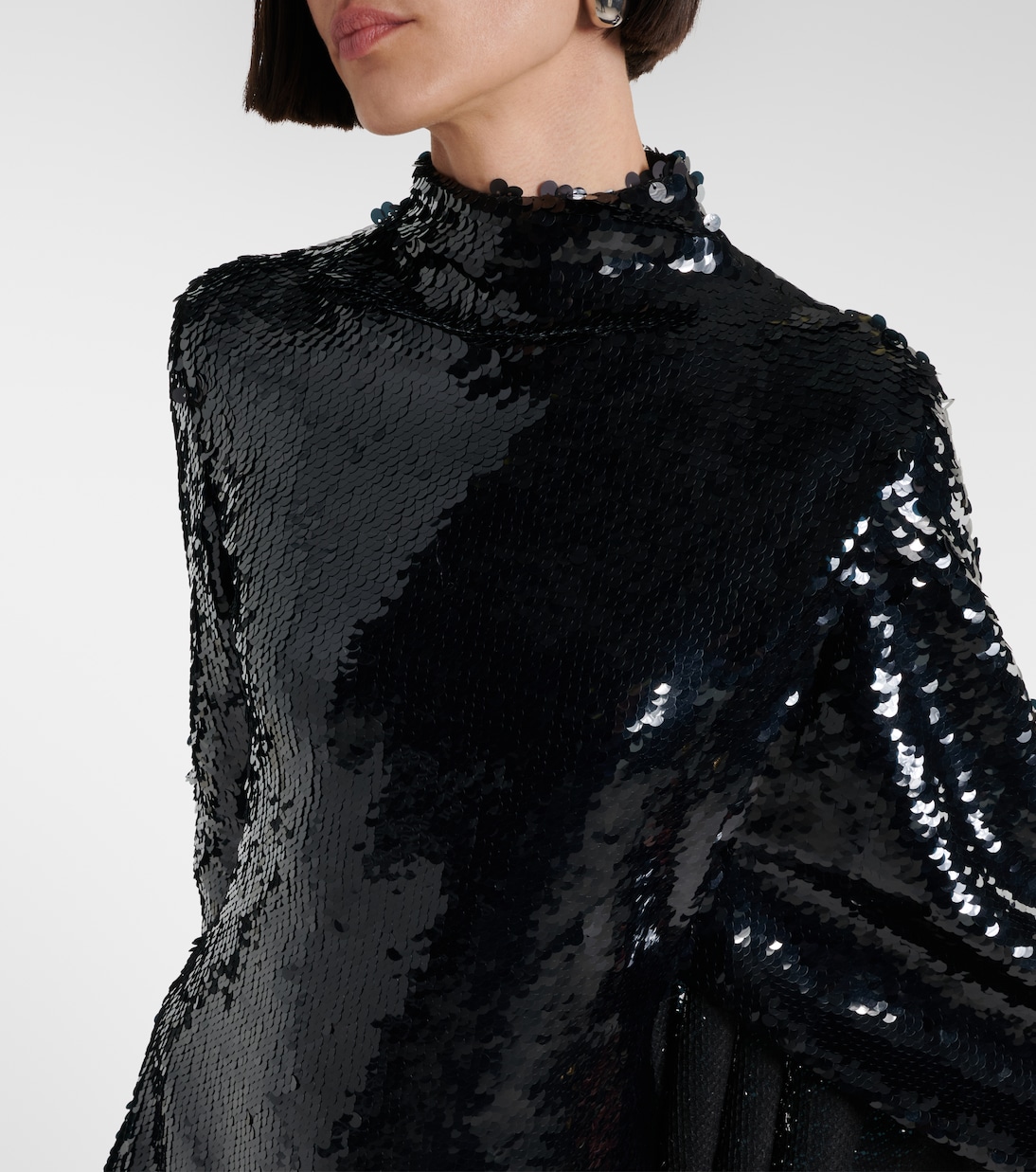 Draped sequined minidress | Stella McCartney