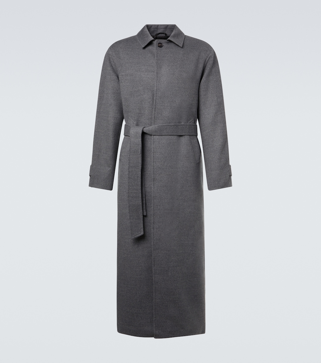 Belted wool overcoat | Saman Amel