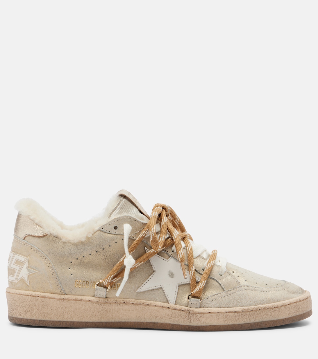 Zapatillas Ball Star de ante con borrego | Golden Goose