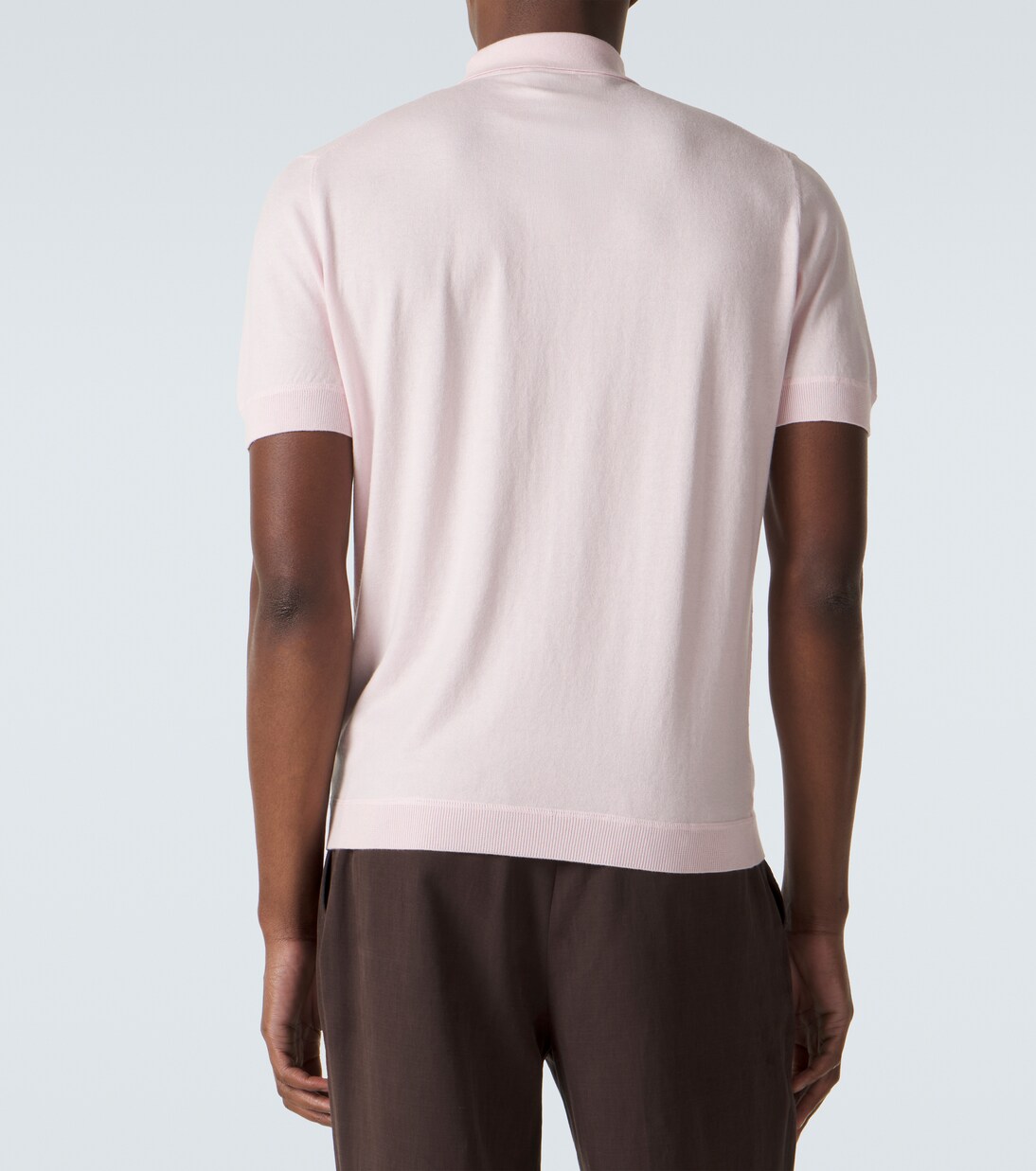 Polohemd aus Baumwolle, Seide und Kaschmir | Allude