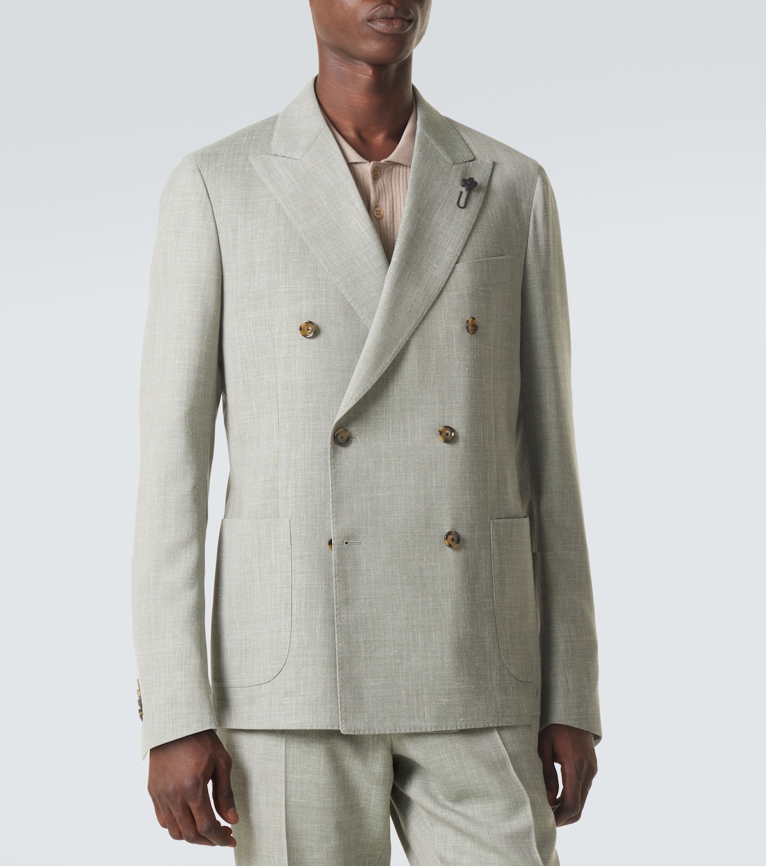 Costume en laine, soie et lin | Lardini