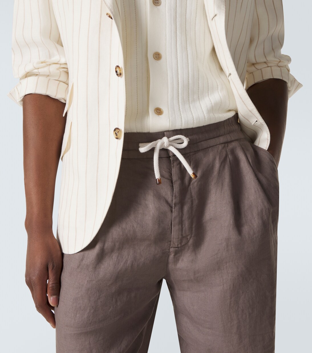 Linen shorts | Brunello Cucinelli