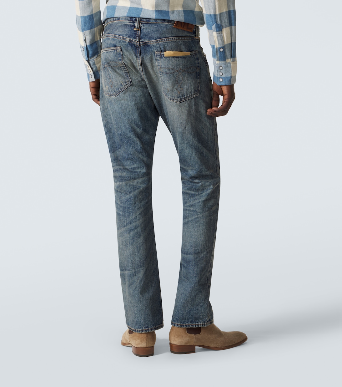 Distressed Slim Jeans | RRL