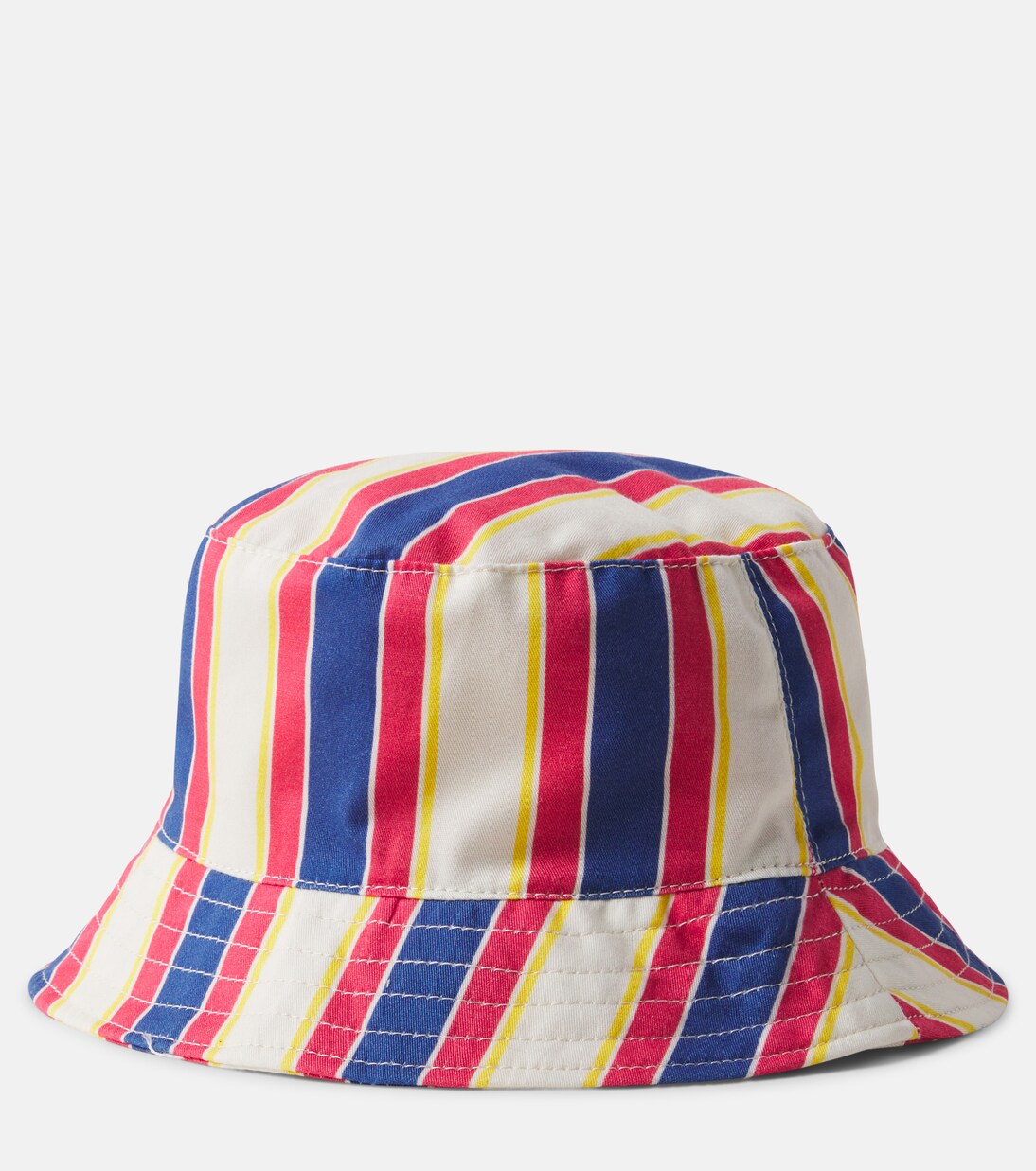Gorse striped cotton bucket hat | The New Society