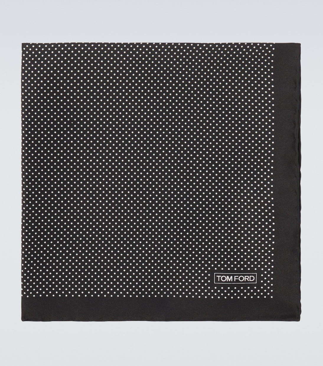Polka-dot silk pocket square | Tom Ford