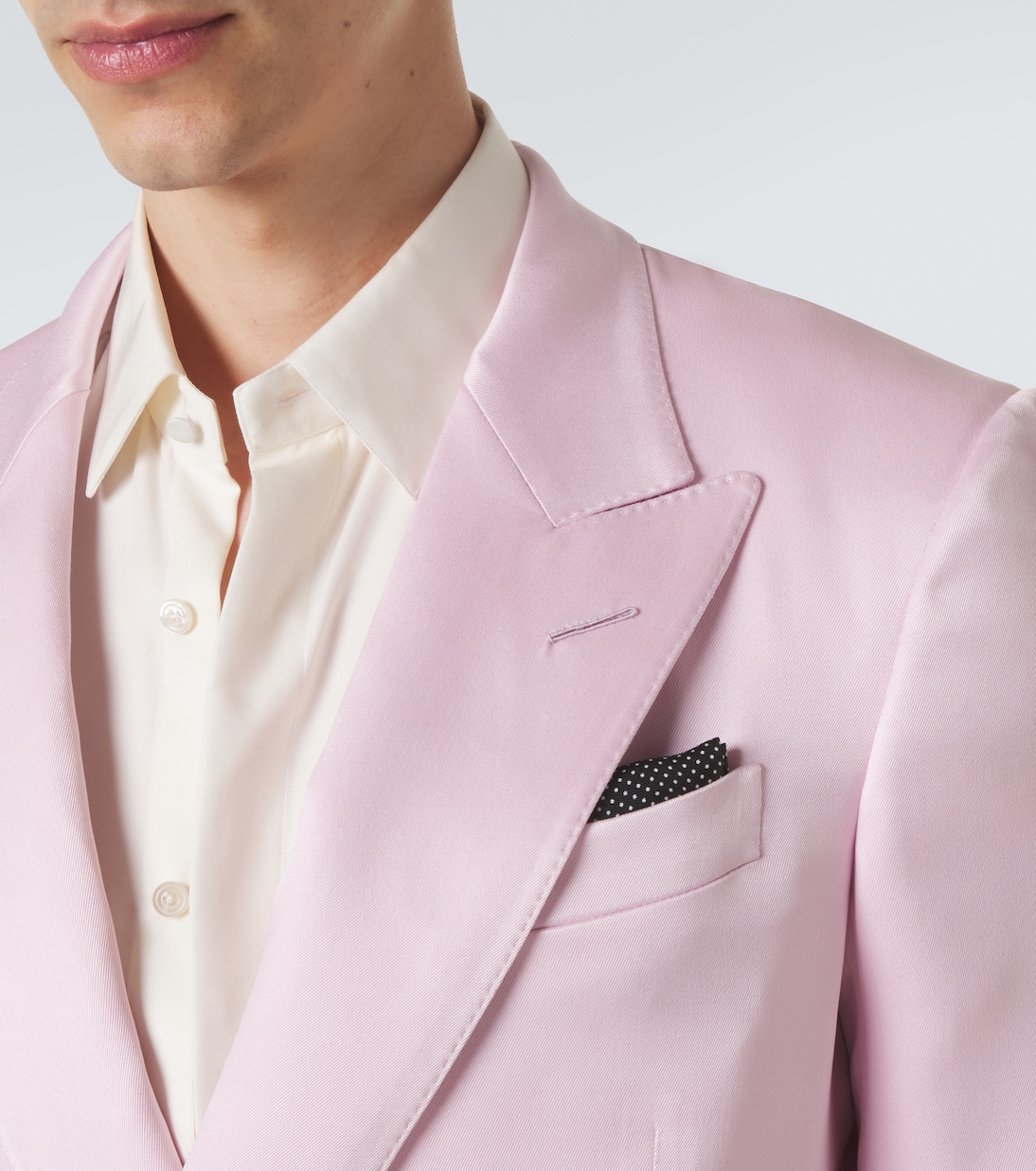 Polka-dot silk pocket square | Tom Ford