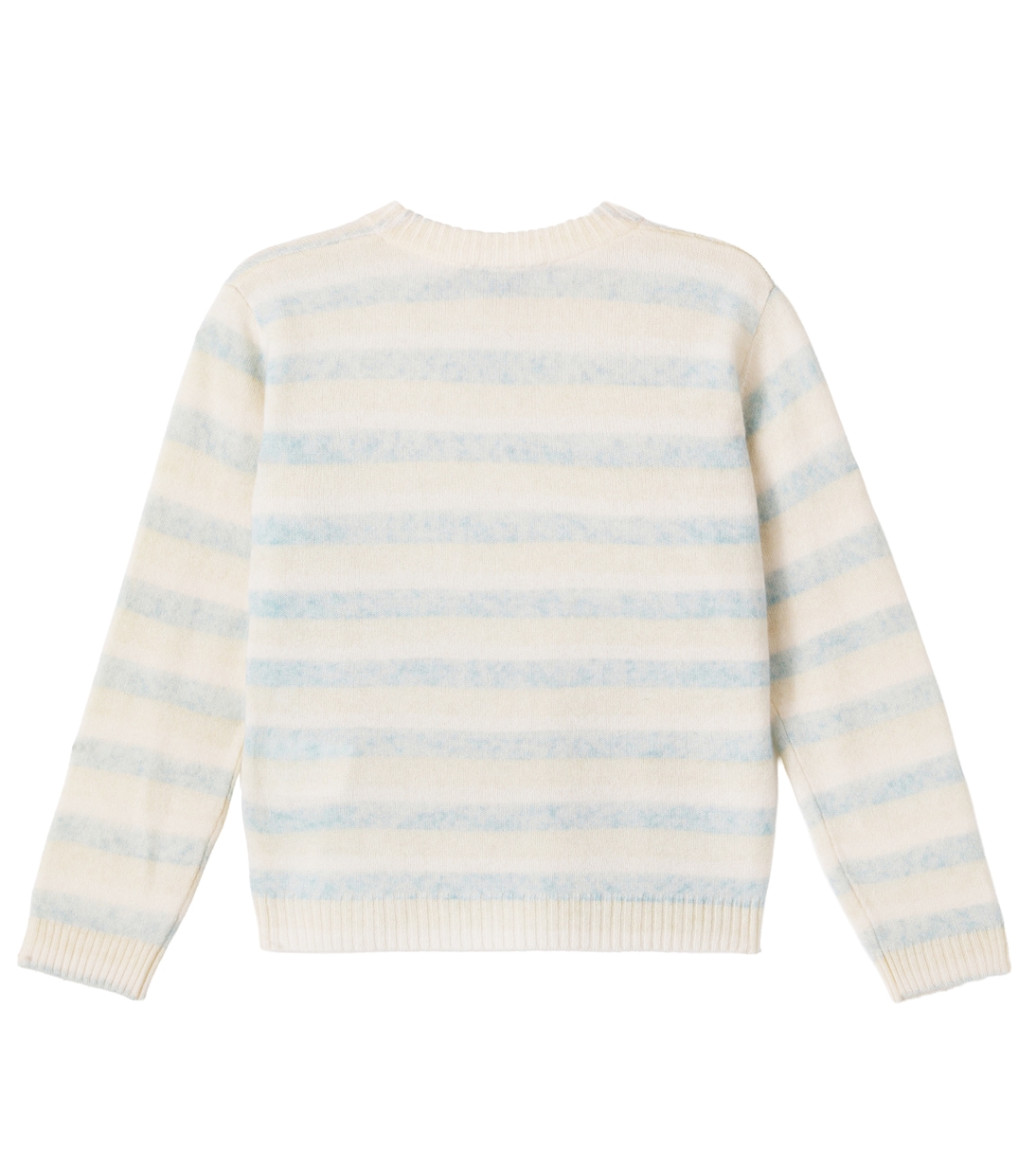 Pull Branco rayé en cachemire | Bonpoint