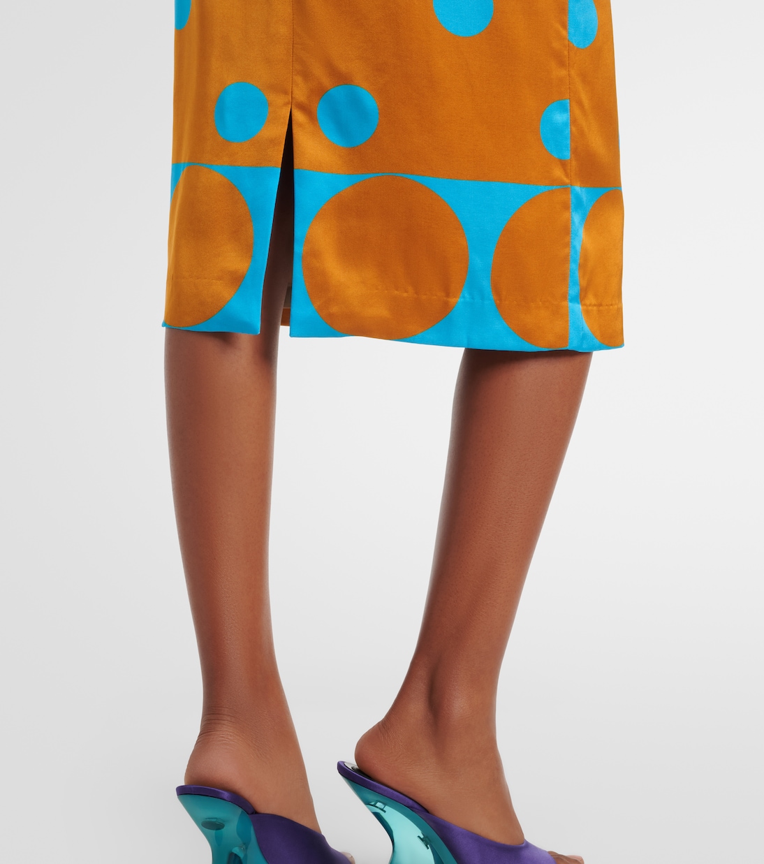 Jupe crayon à pois | Dries Van Noten