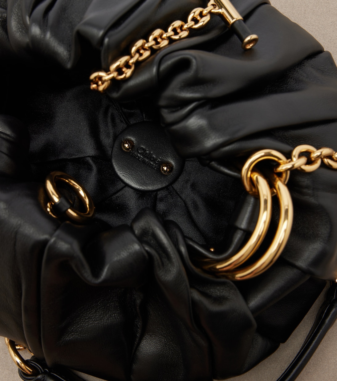 Chloé Plissé Small leather shoulder bag | Chloé