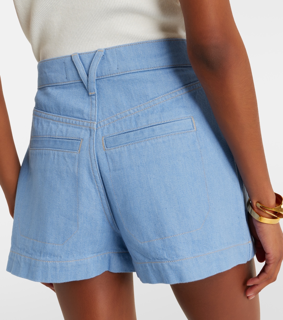 Phineas denim skort | Veronica Beard