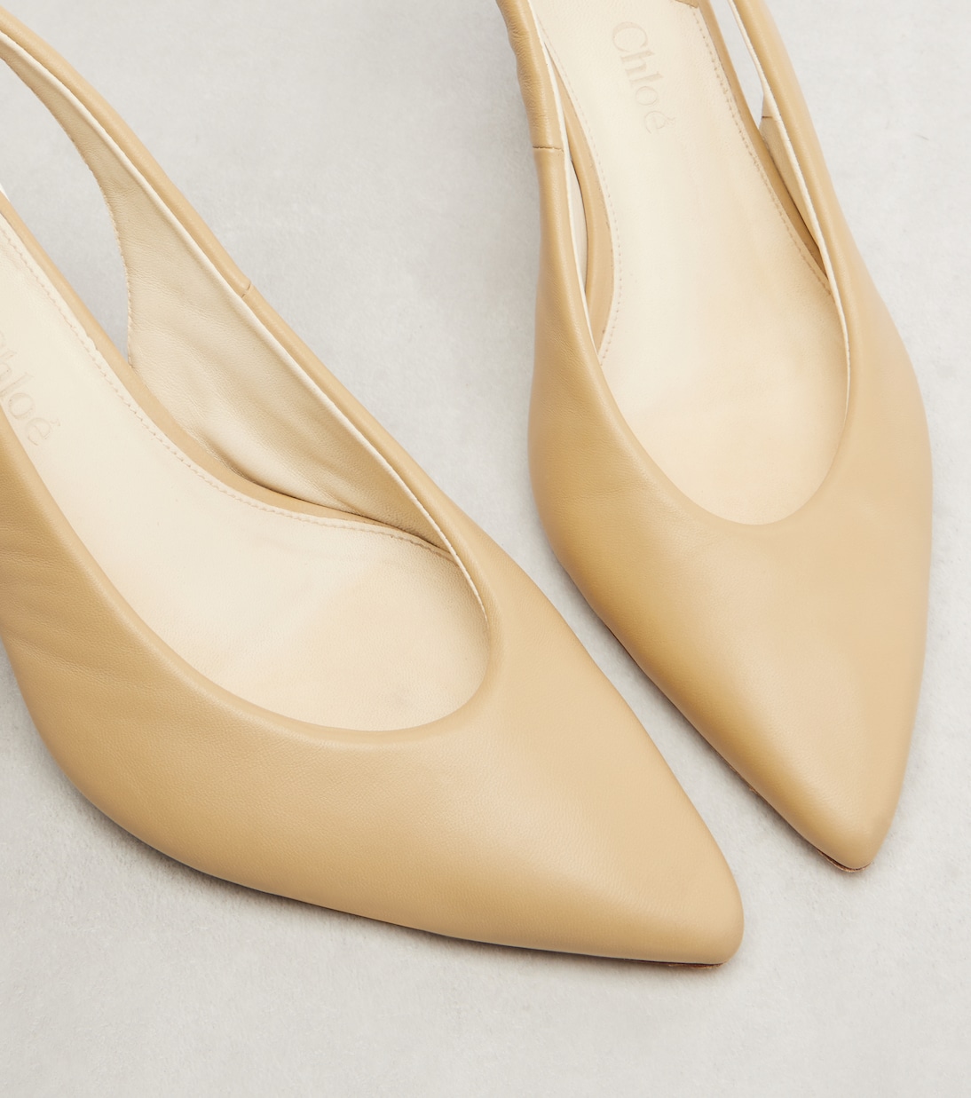 Slingback-Pumps Suzie aus Leder | Chloé